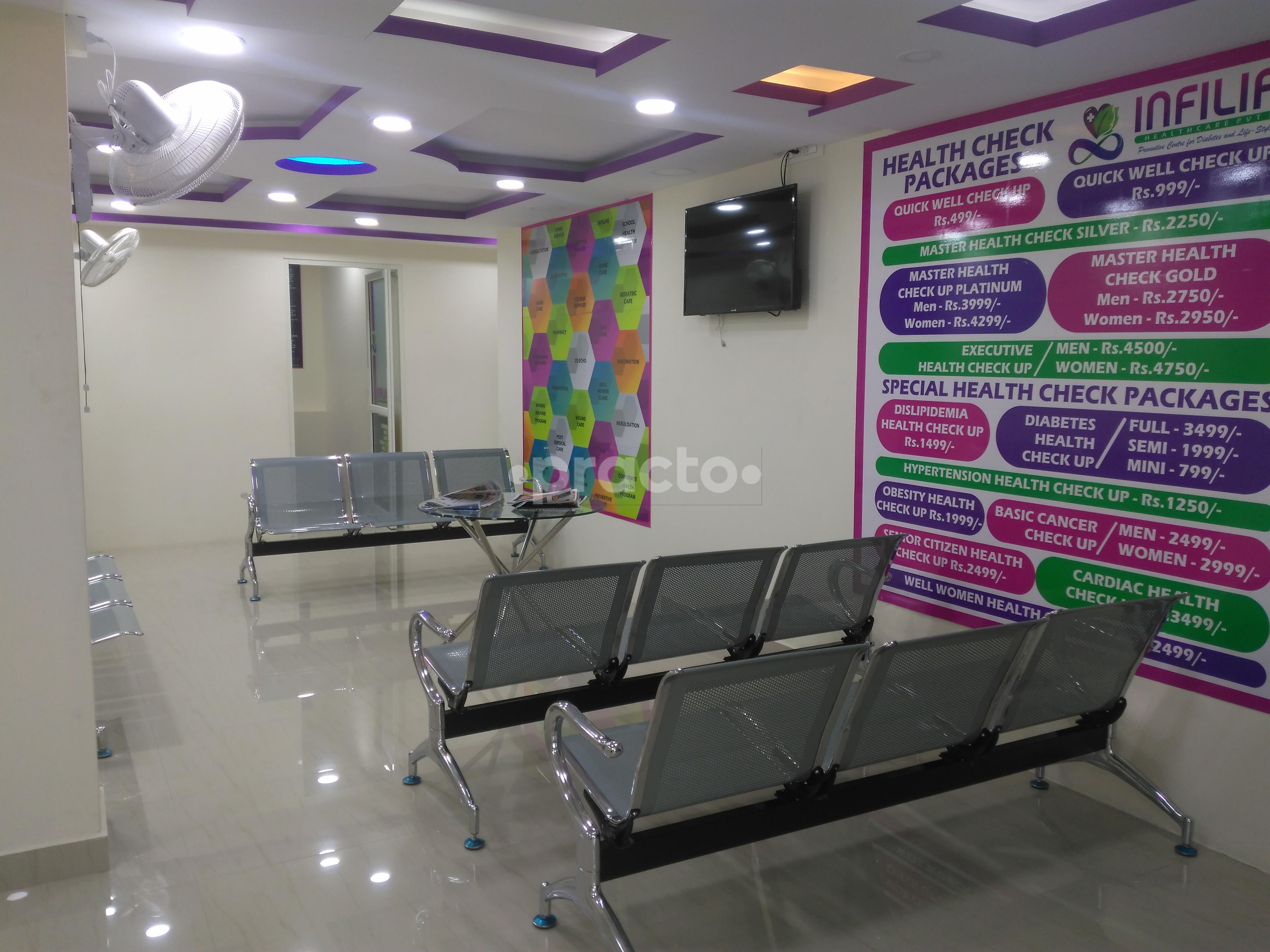 Waiting Area at Infilife Health Care Pvt Ltd Rajarajeshwarinagar Bangalore