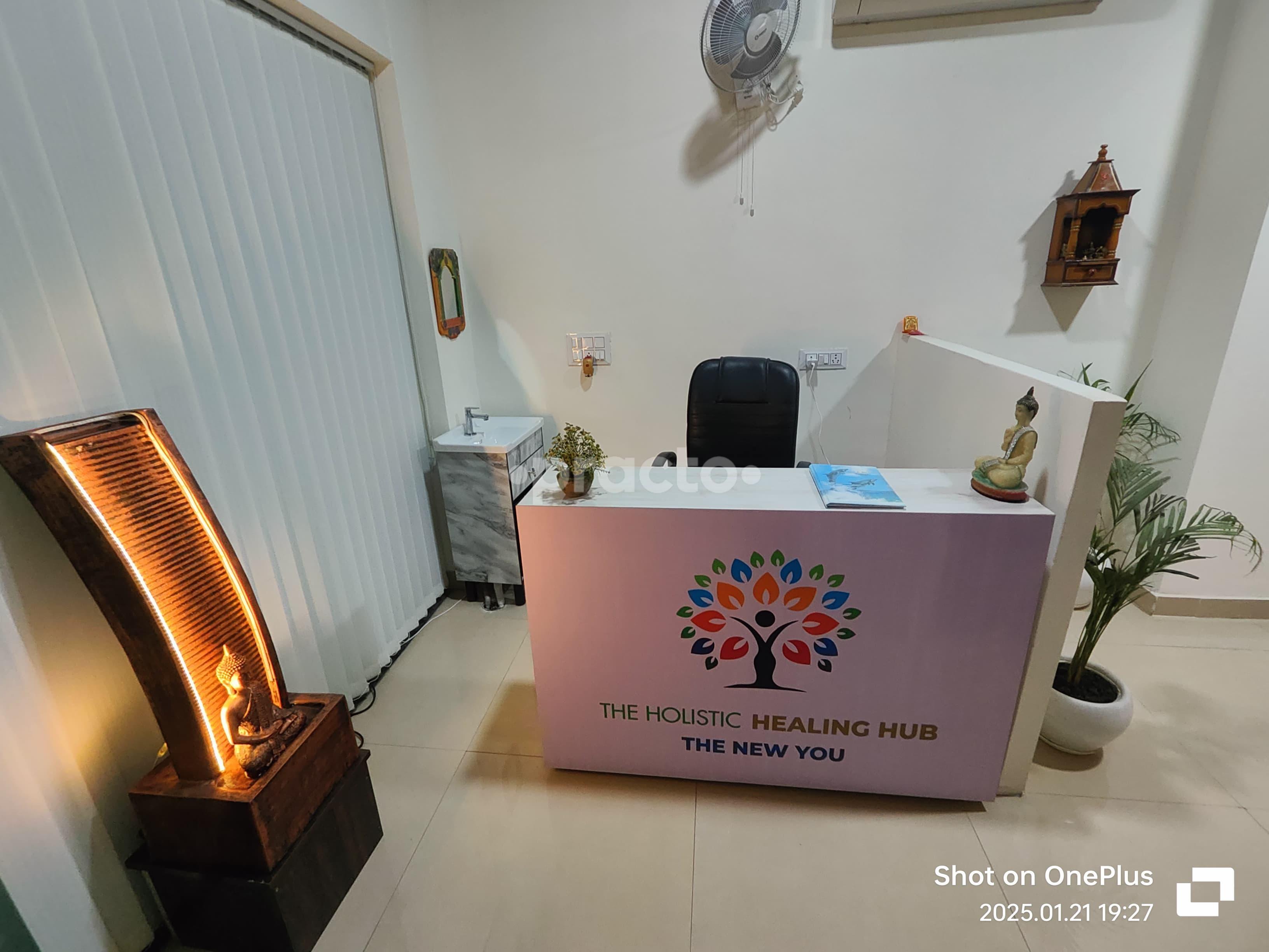 Reception Area at The Holistic Healing Hub Gurgaon Sector 51 Gurgaon