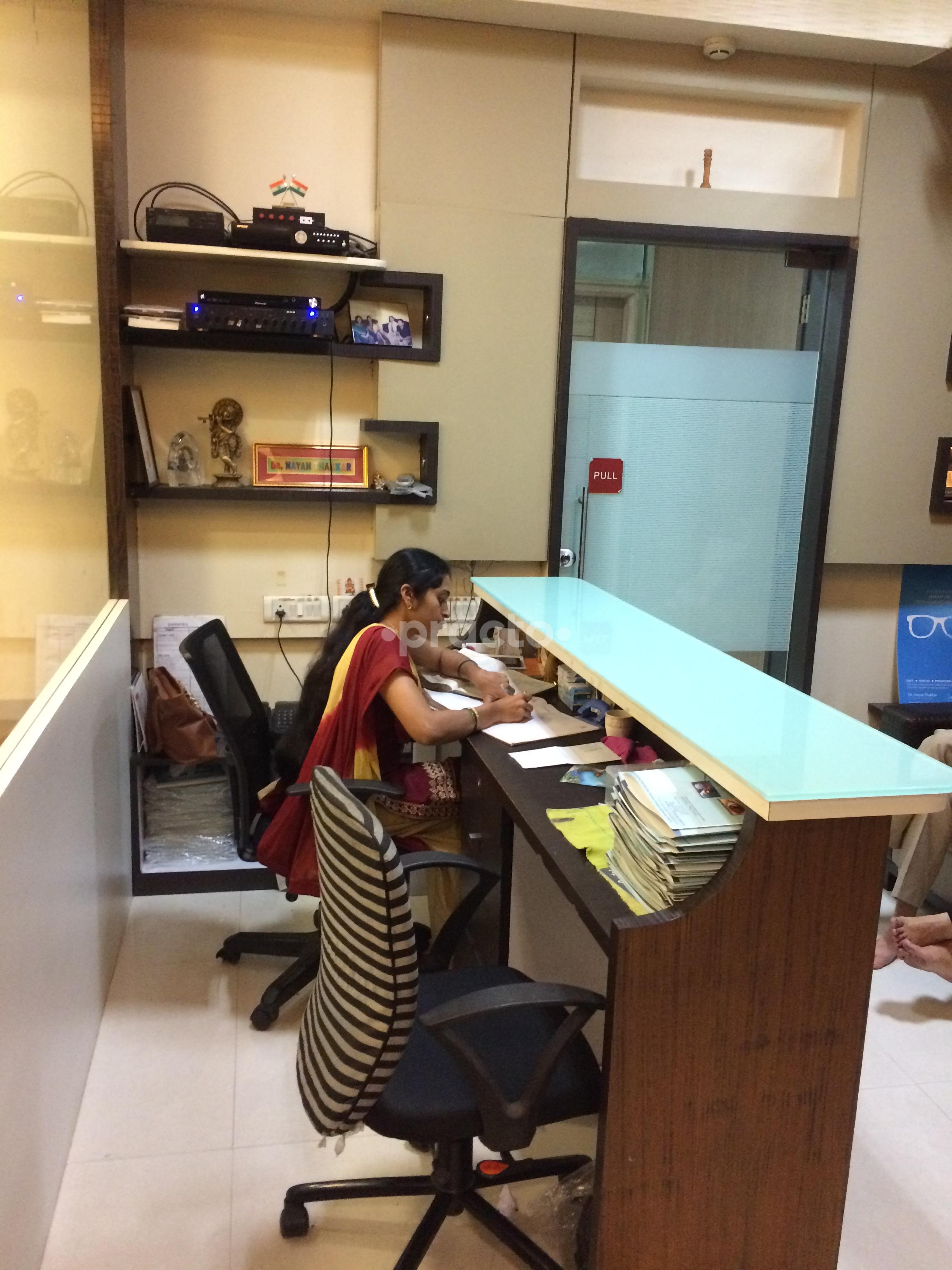 Reception at Nayan Eye Centre Ghatkopar East Mumbai