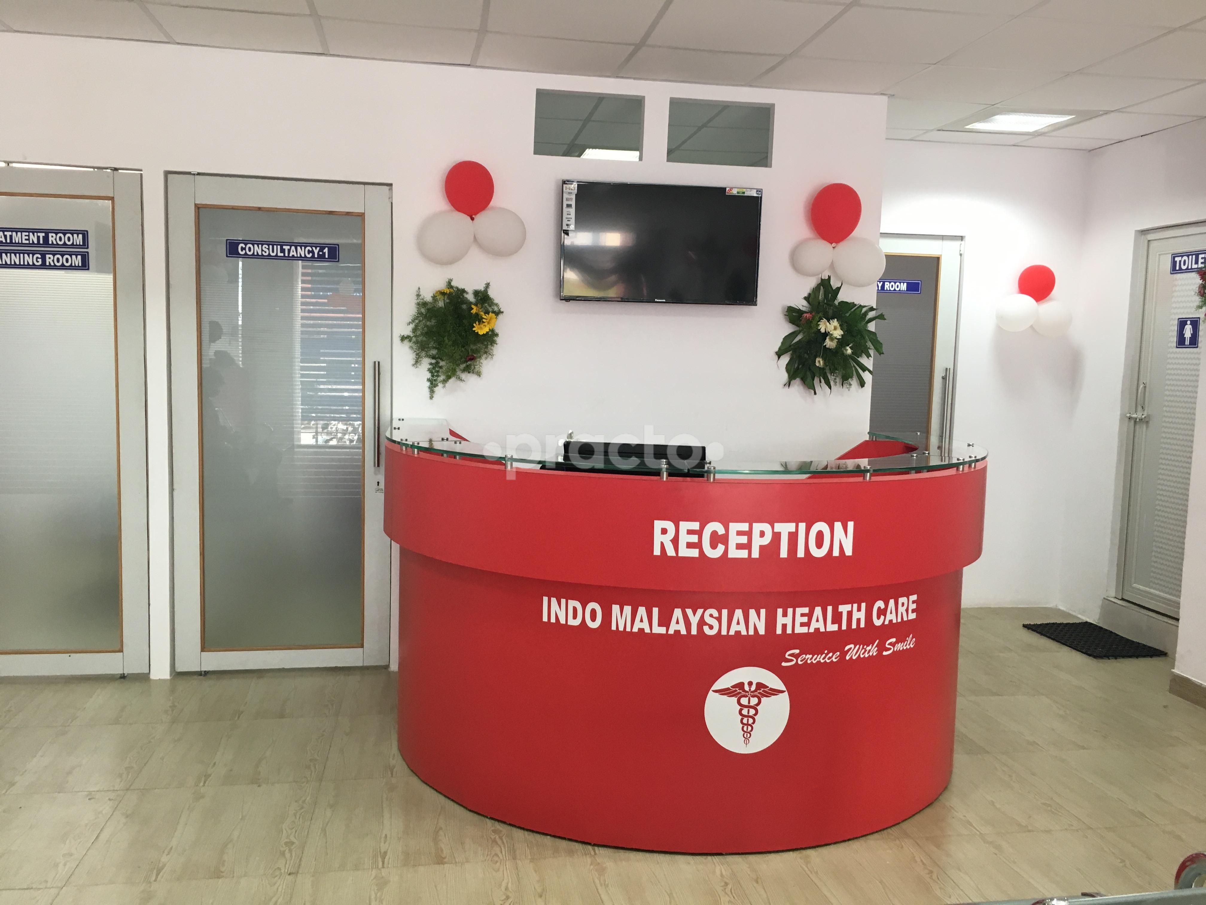 Reception at Indo Malaysian Health Care RT Nagar Bangalore