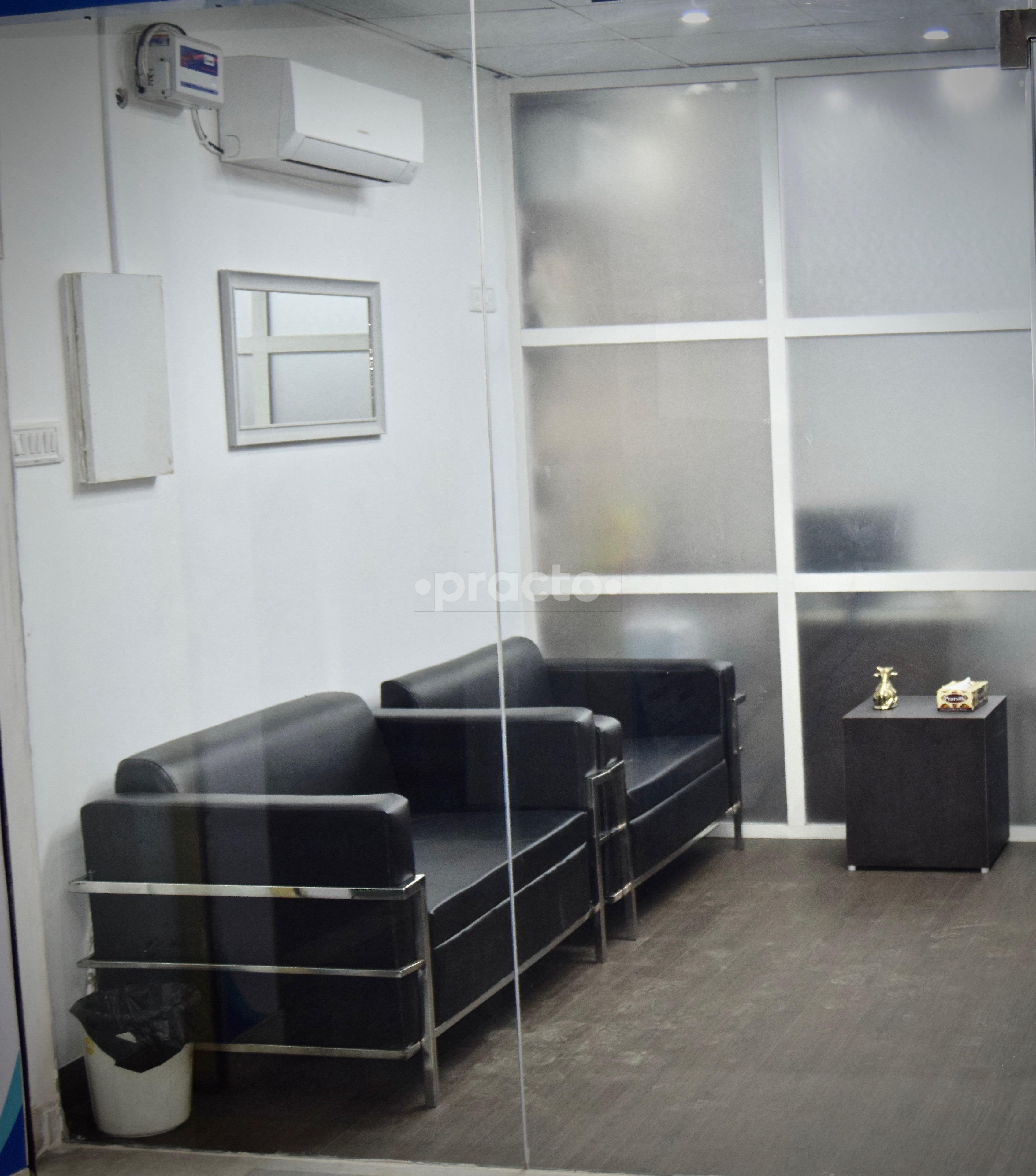 Waiting Area at Dr. Saket's Dental Makeover Indirapuram Ghaziabad