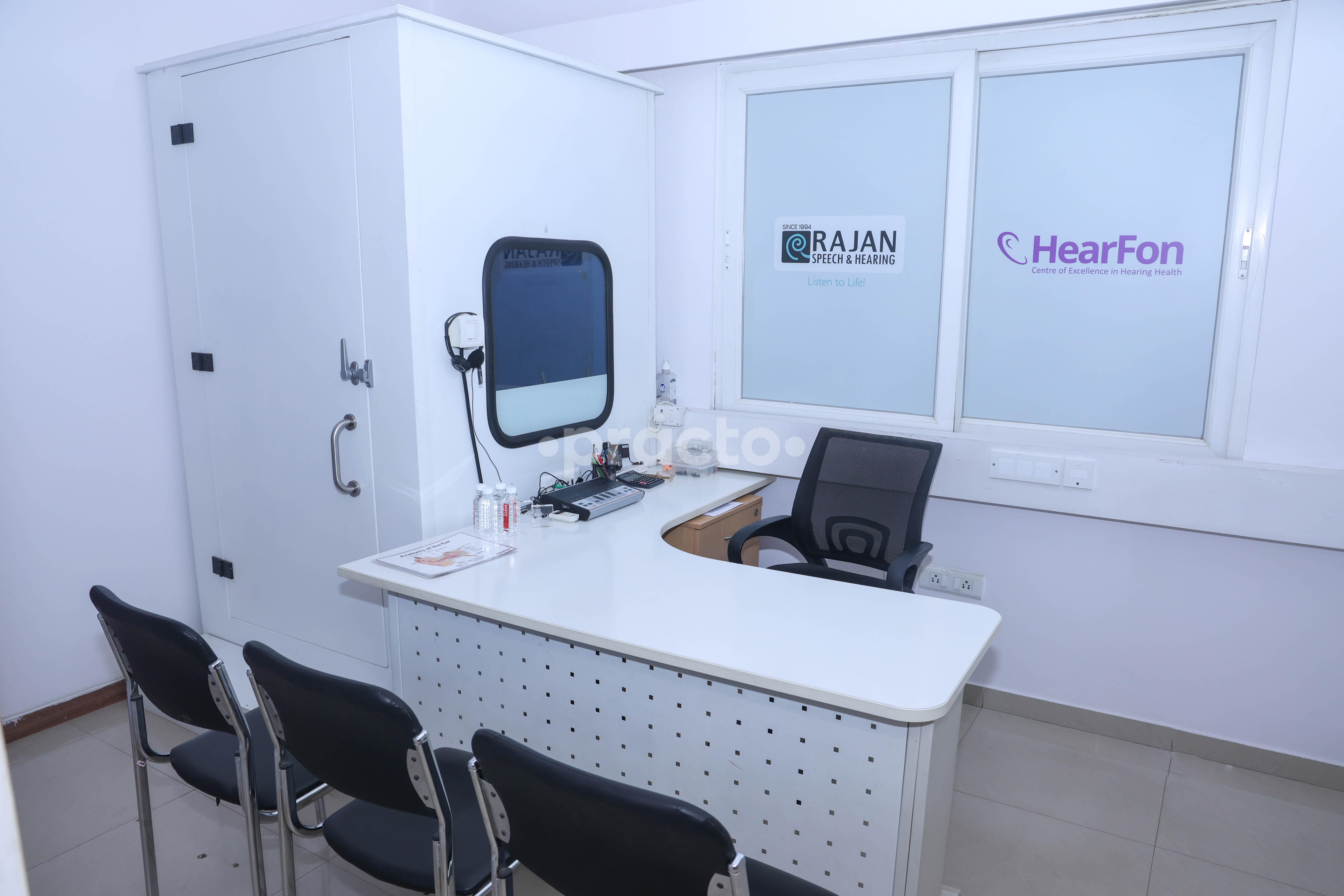 Consultation Room at HearFon - Centre of Excellence in Hearing Health Indiranagar Bangalore