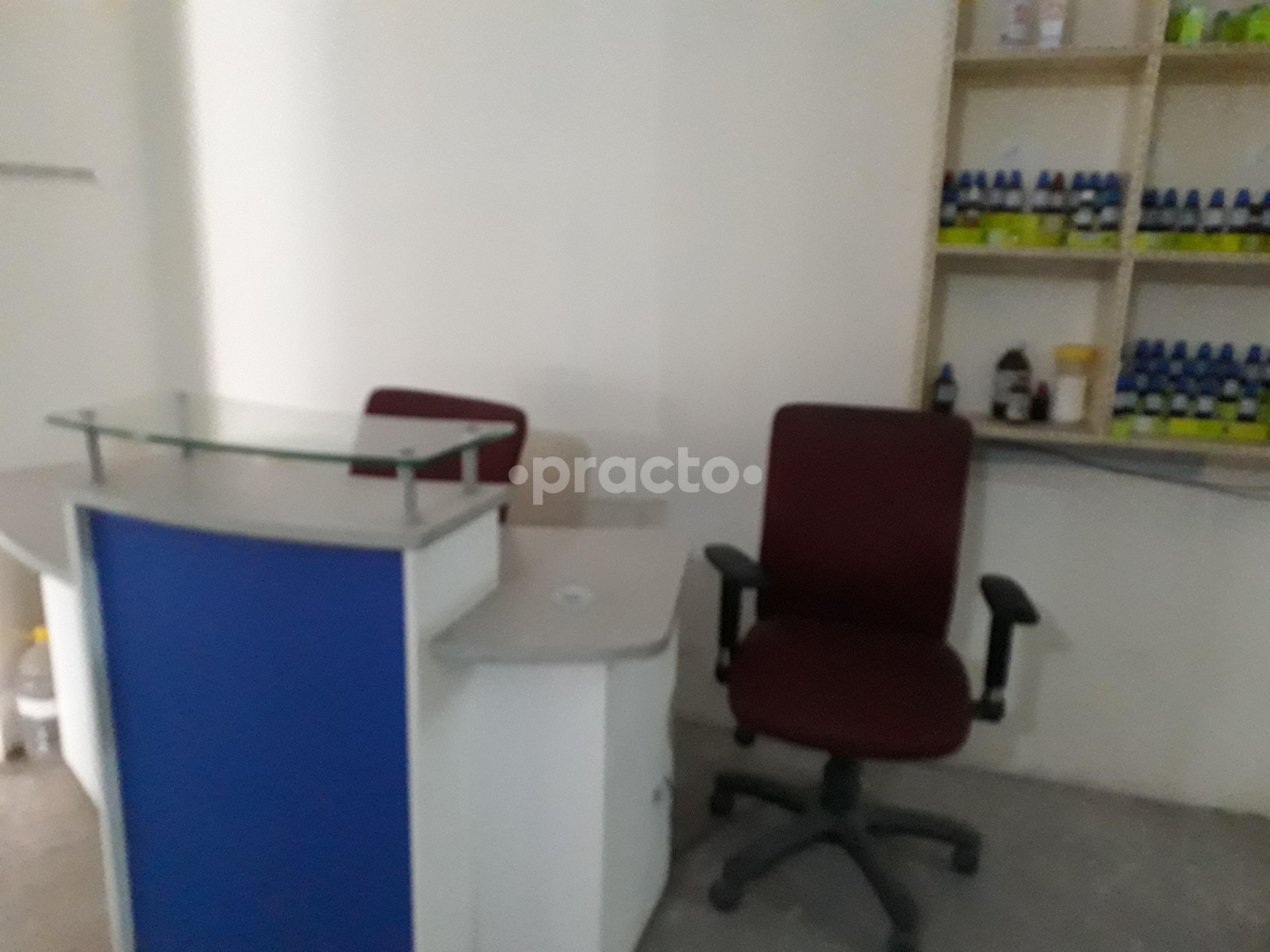 Reception at Chauhan Homeo Clinic Sector 102 Noida
