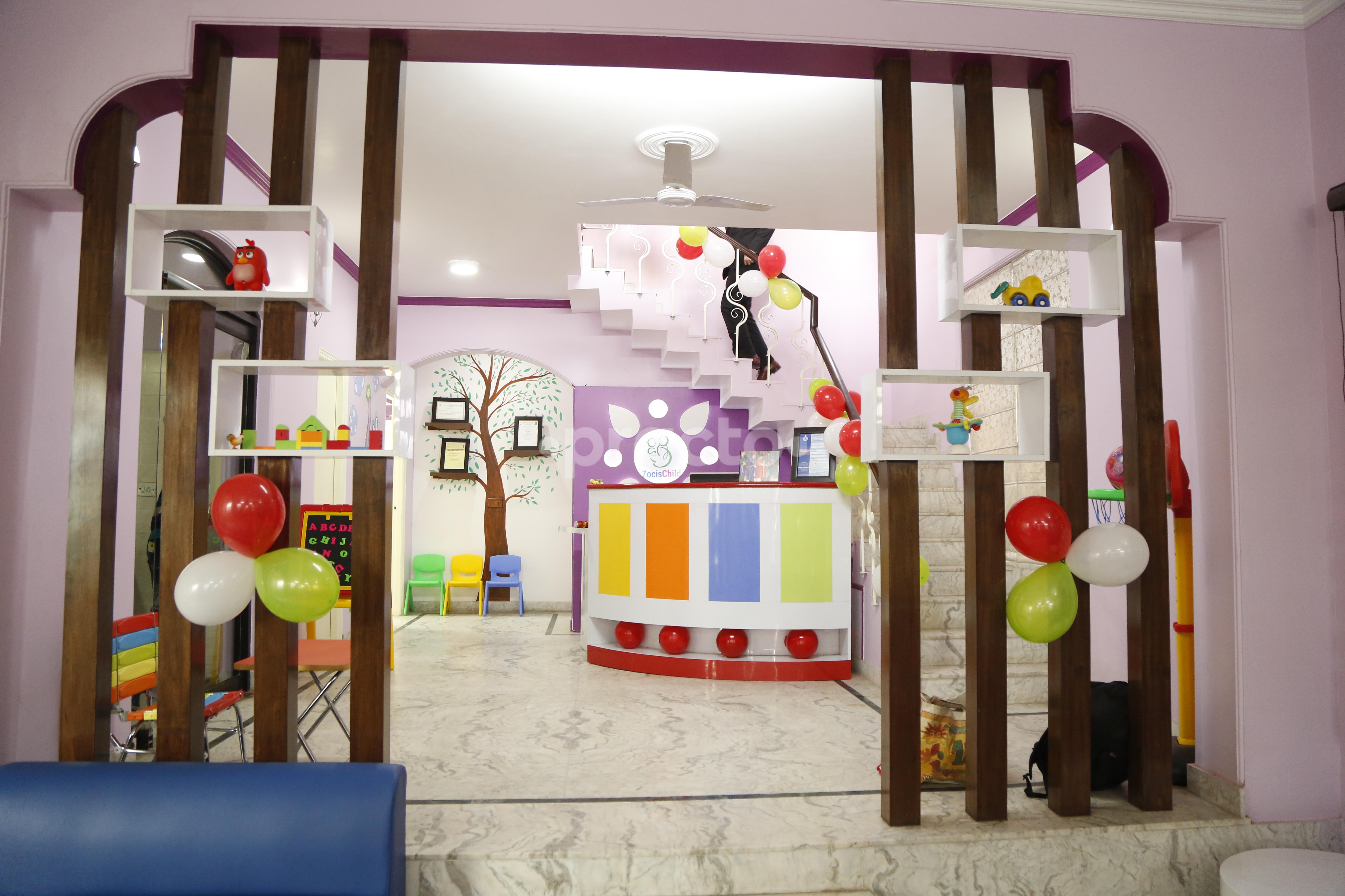 Reception at Zocis Children's Clinic DLF Phase IV Gurgaon