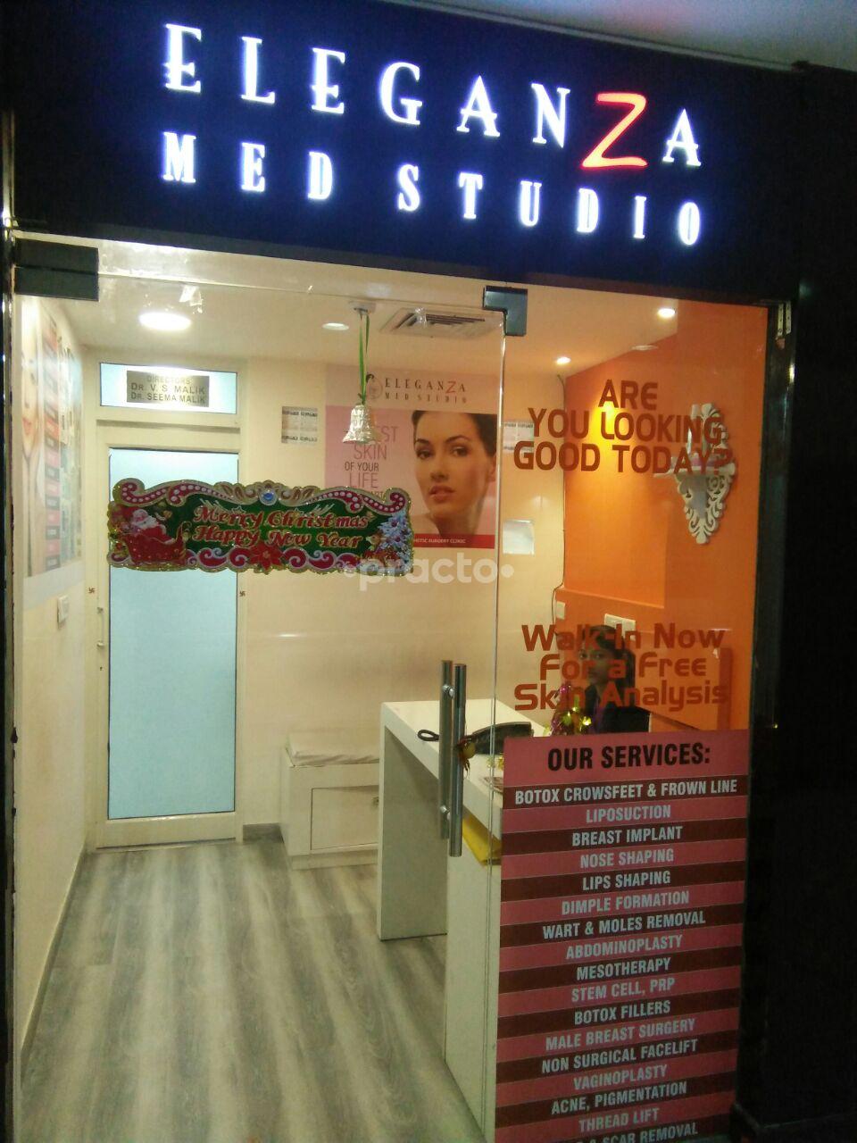 Entrance at Eleganza Complete Skin And Cosmetic Surgery Clinic Sector 18 Noida