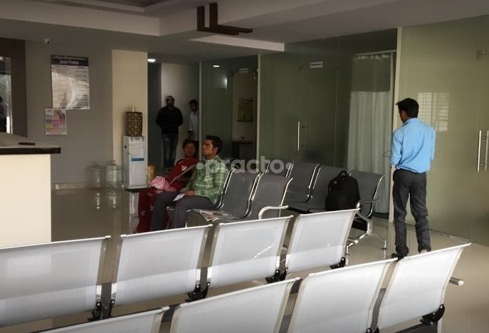 Waiting Area at Sodhana Mutispecialty Polyclinics Chanda Nagar Hyderabad