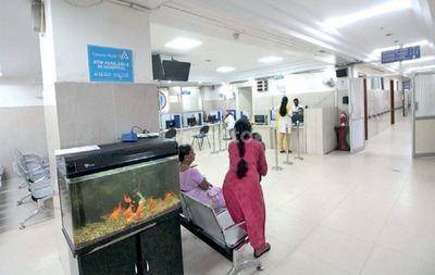Reception at Hosmat Hospital Richmond Town Bangalore