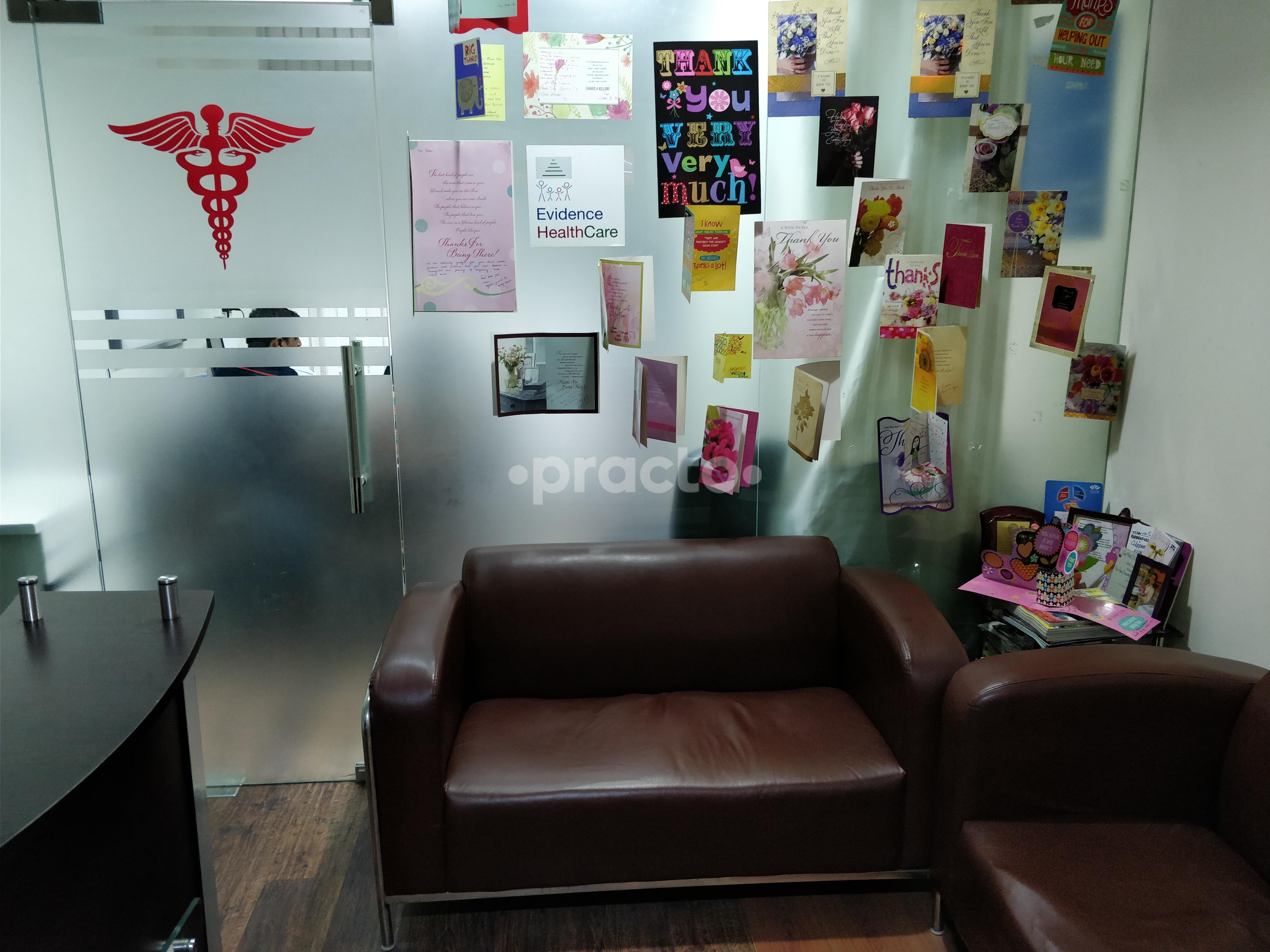 Waiting Area at Evidence Healthcare Clinic Sector 108 Noida