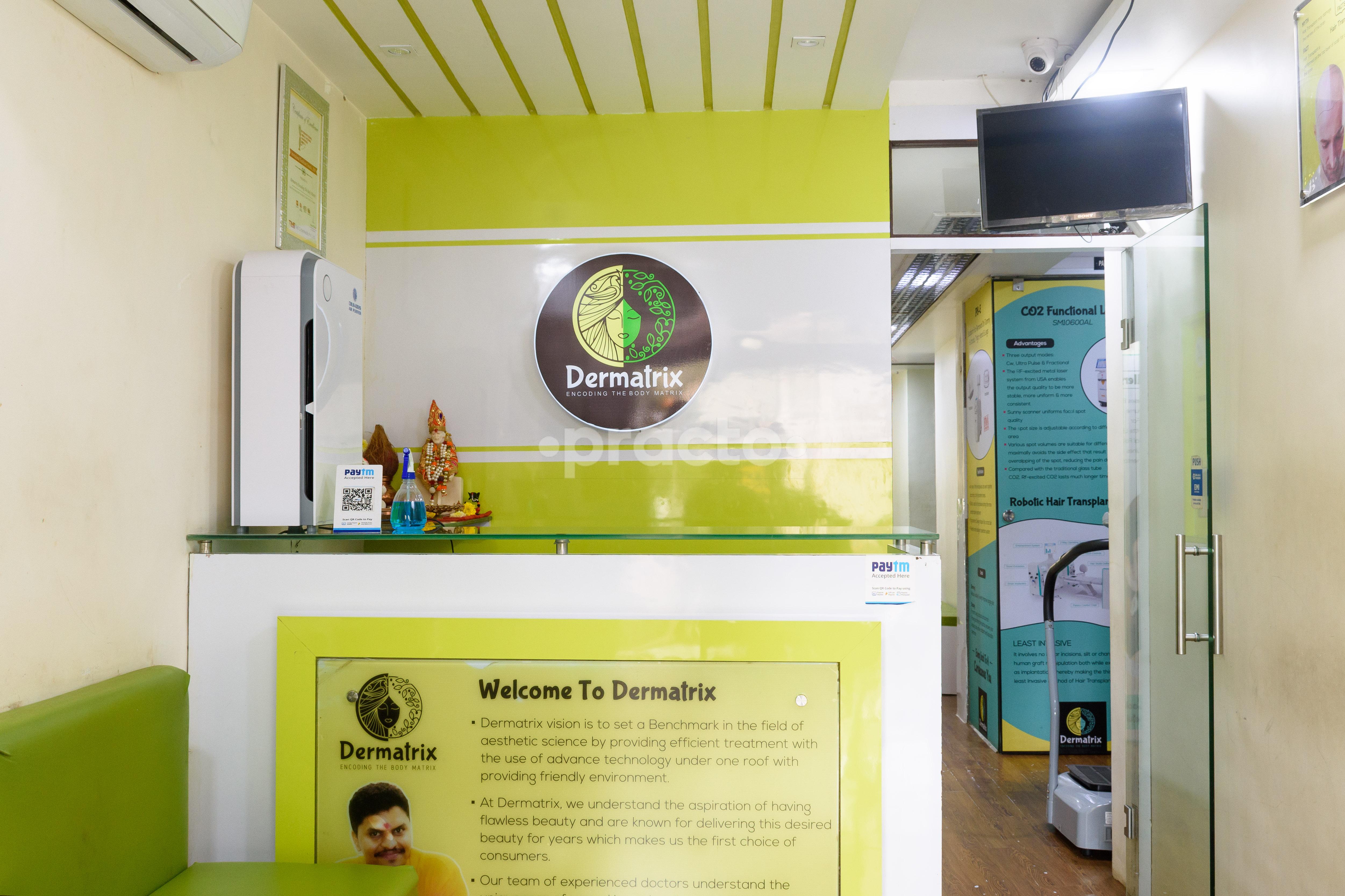 Reception Area at Dermatrix Clinic Thane West Thane