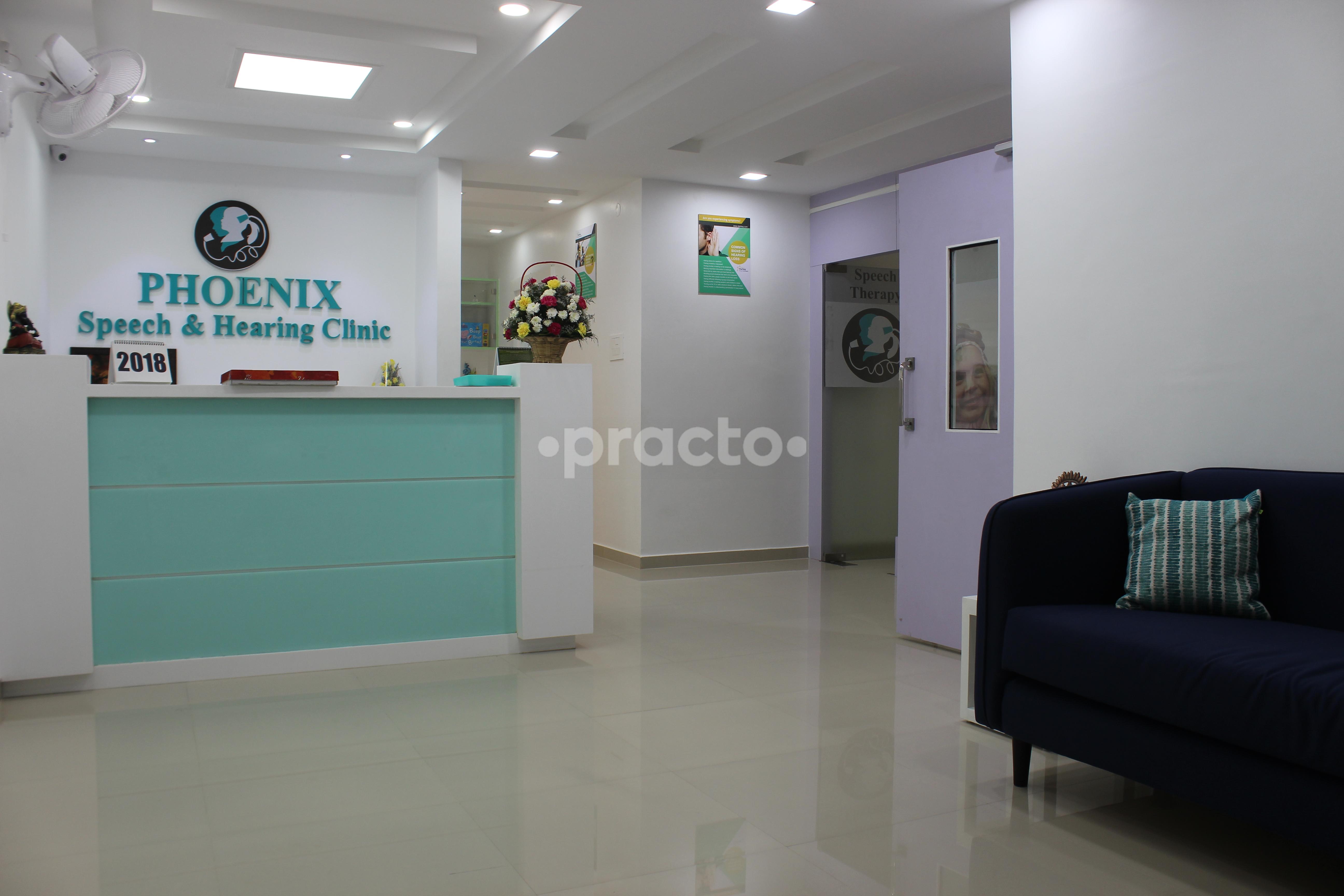 Reception at Phoenix Speech and Hearing Clinic Sanath Nagar Hyderabad