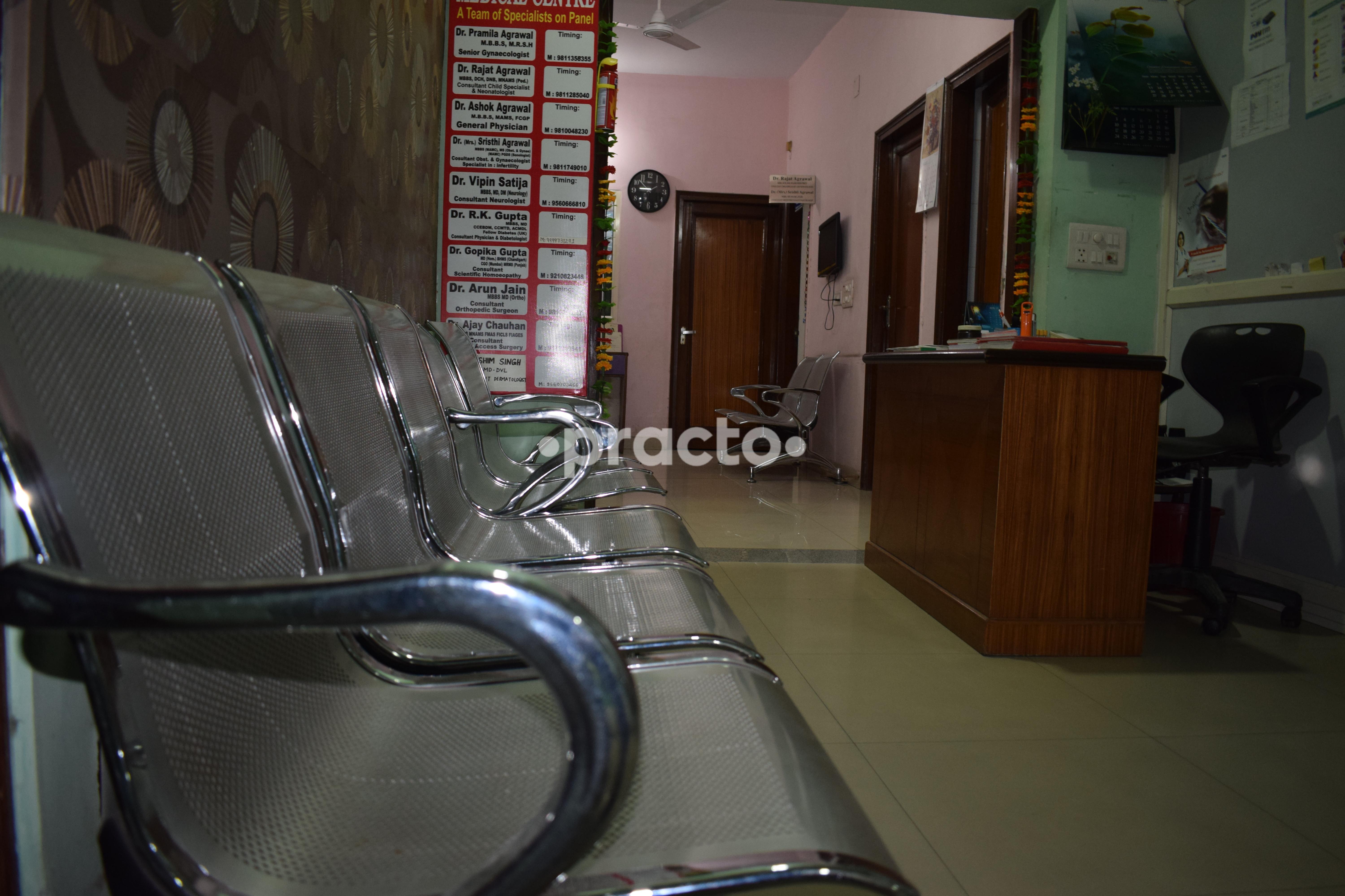 Waiting Area at Agrawal Medical Centre - Skin Clinic Ashok Vihar Delhi