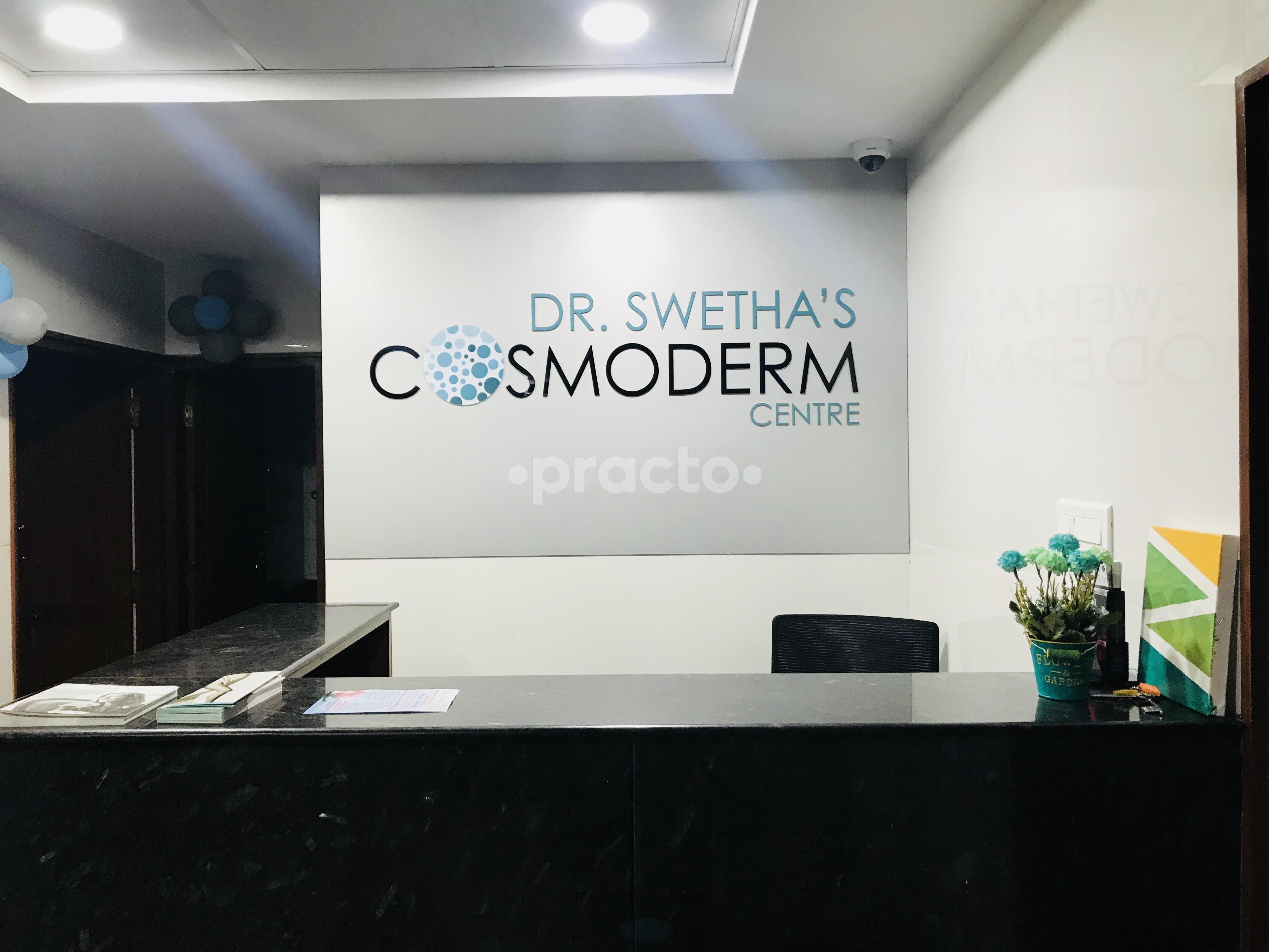 Reception at Dr Swetha's Cosmoderm Centre Indiranagar Bangalore