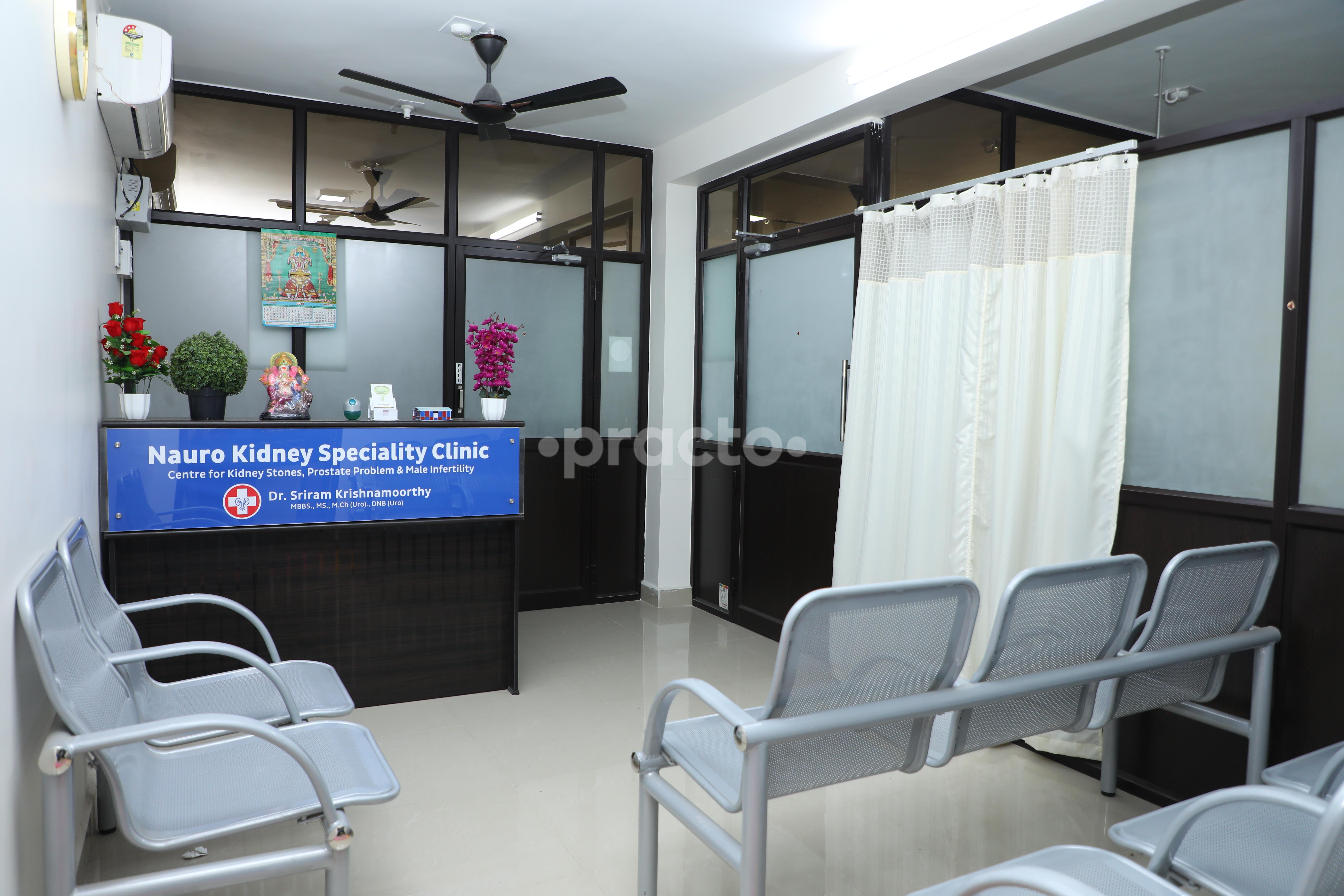 Reception at Nauro Kidney Speciality Clinic Porur Chennai