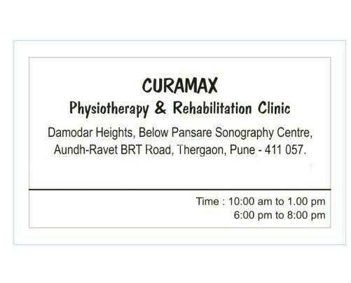 Curamax Physiotherapy & Rehabilitation Clinic Wakad Pune