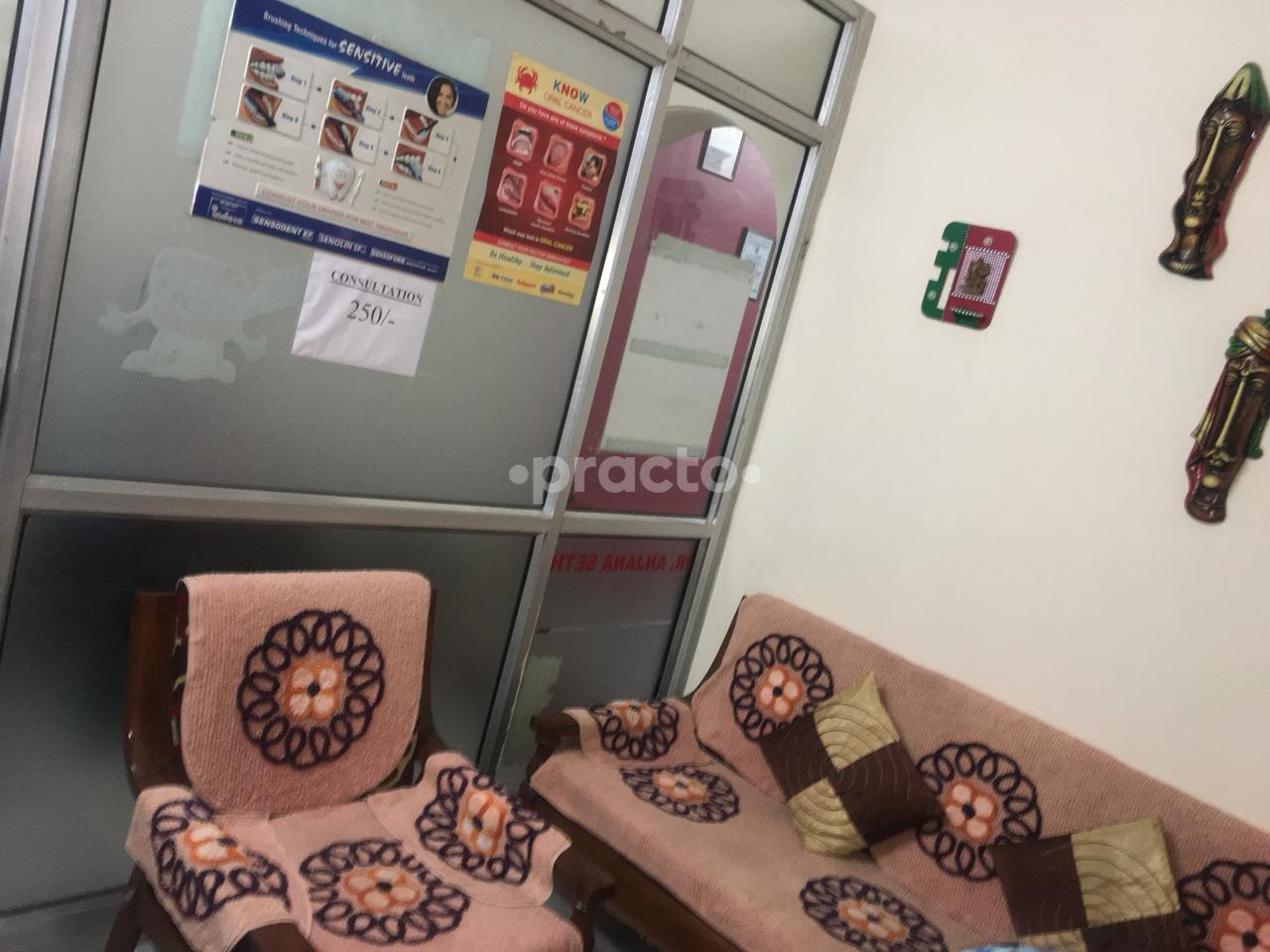 Waiting Area at Om Sai Dental & Implant Centre Kishangarh Delhi