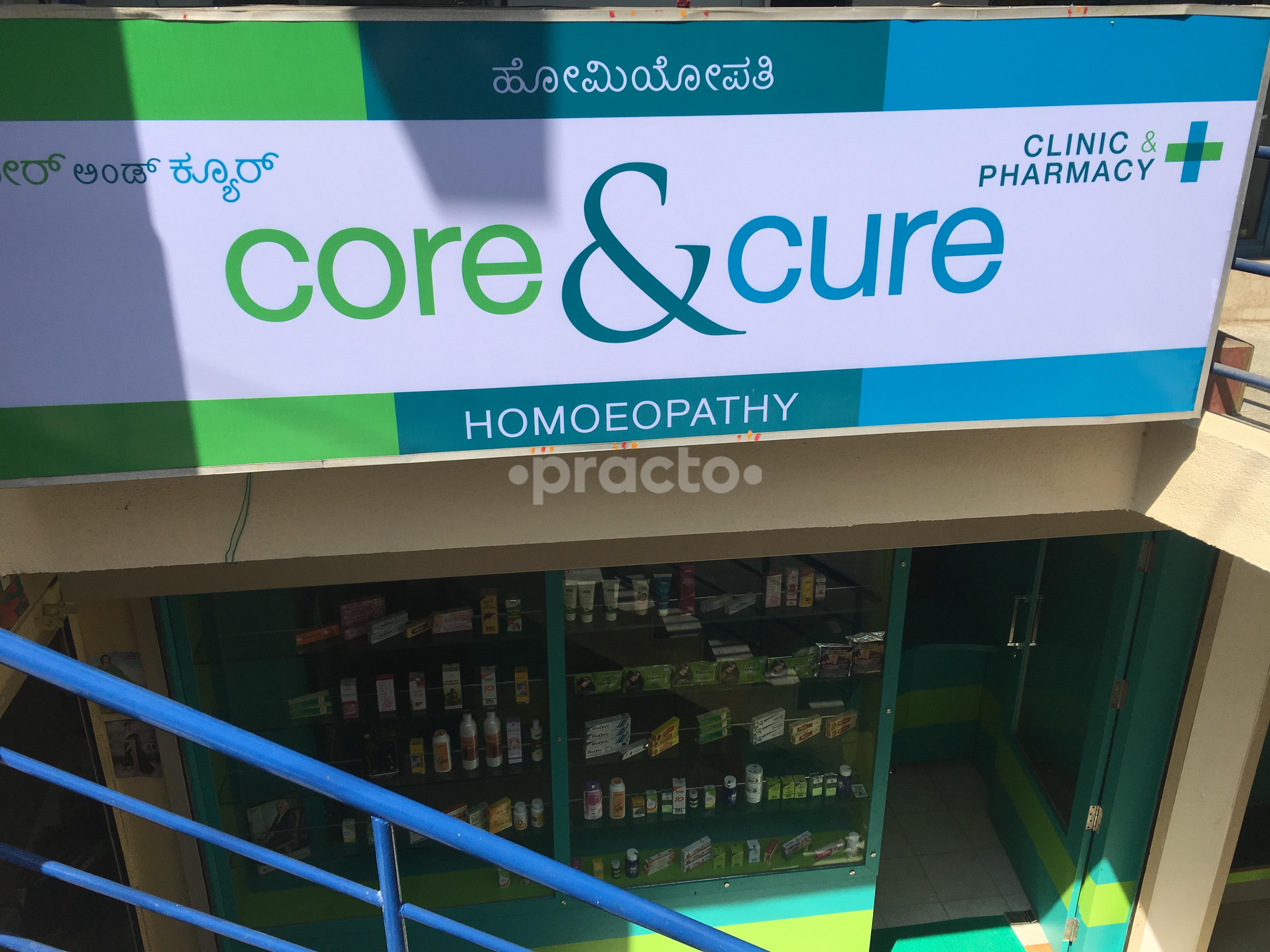 Entrance at Core&Cure Homoeopathy Clinic & Pharmacy Banashankari Bangalore