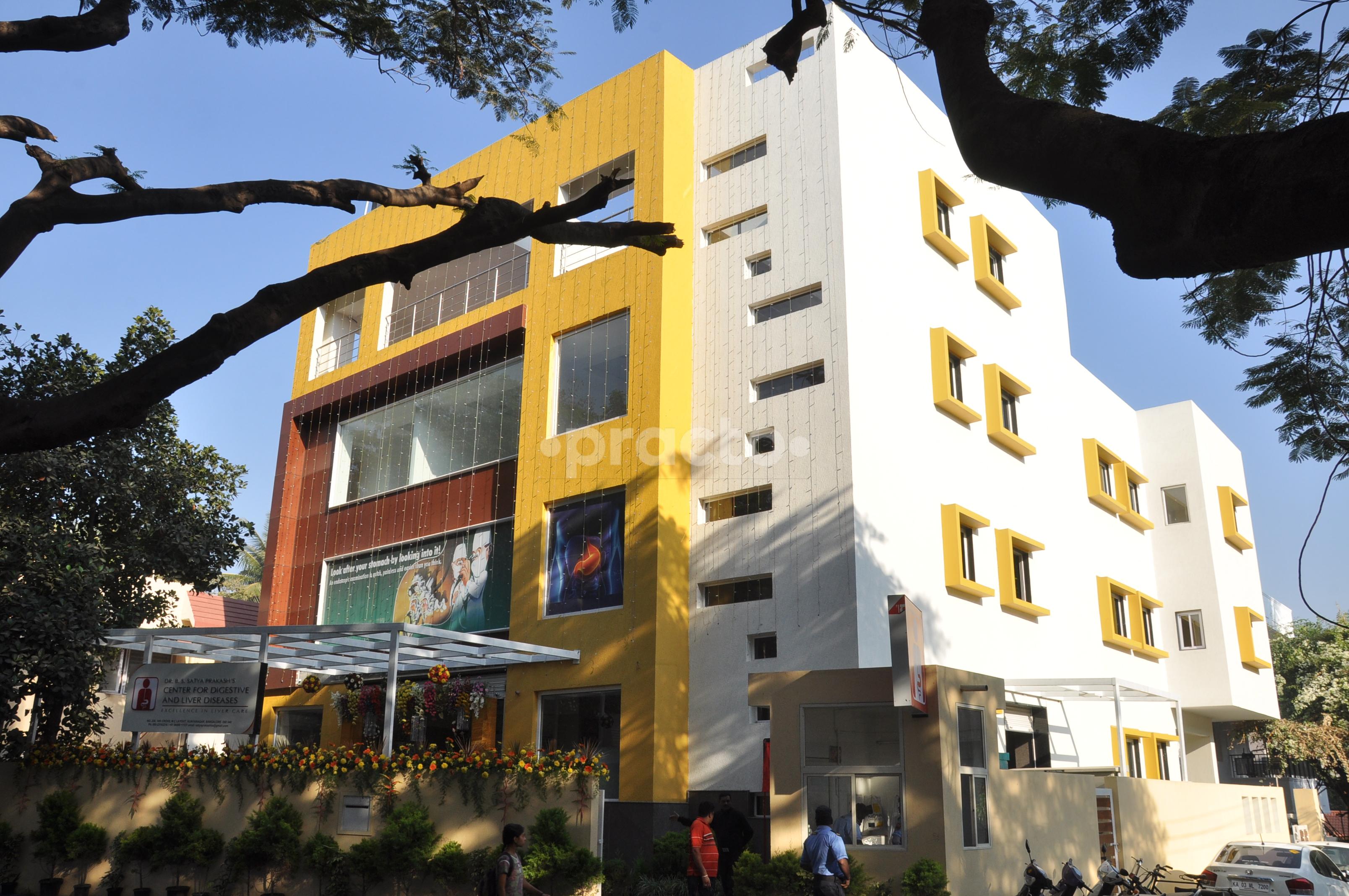 Entrance at Dr Satyaprakash's Center for Digestive and Liver Diseases Vijayanagar Bangalore