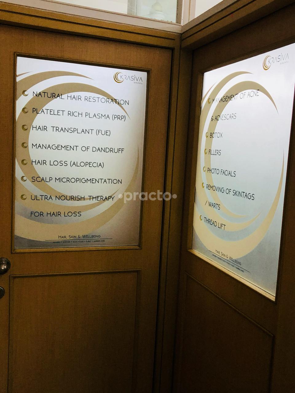 Entrance at Krasiva Clinic Marine Lines Mumbai