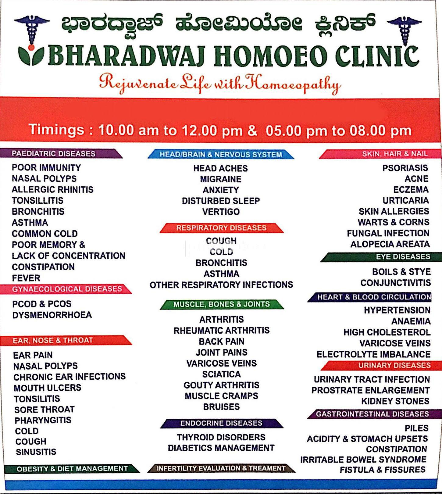 Bharadwaj Homoeo Clinic Electronics City Bangalore