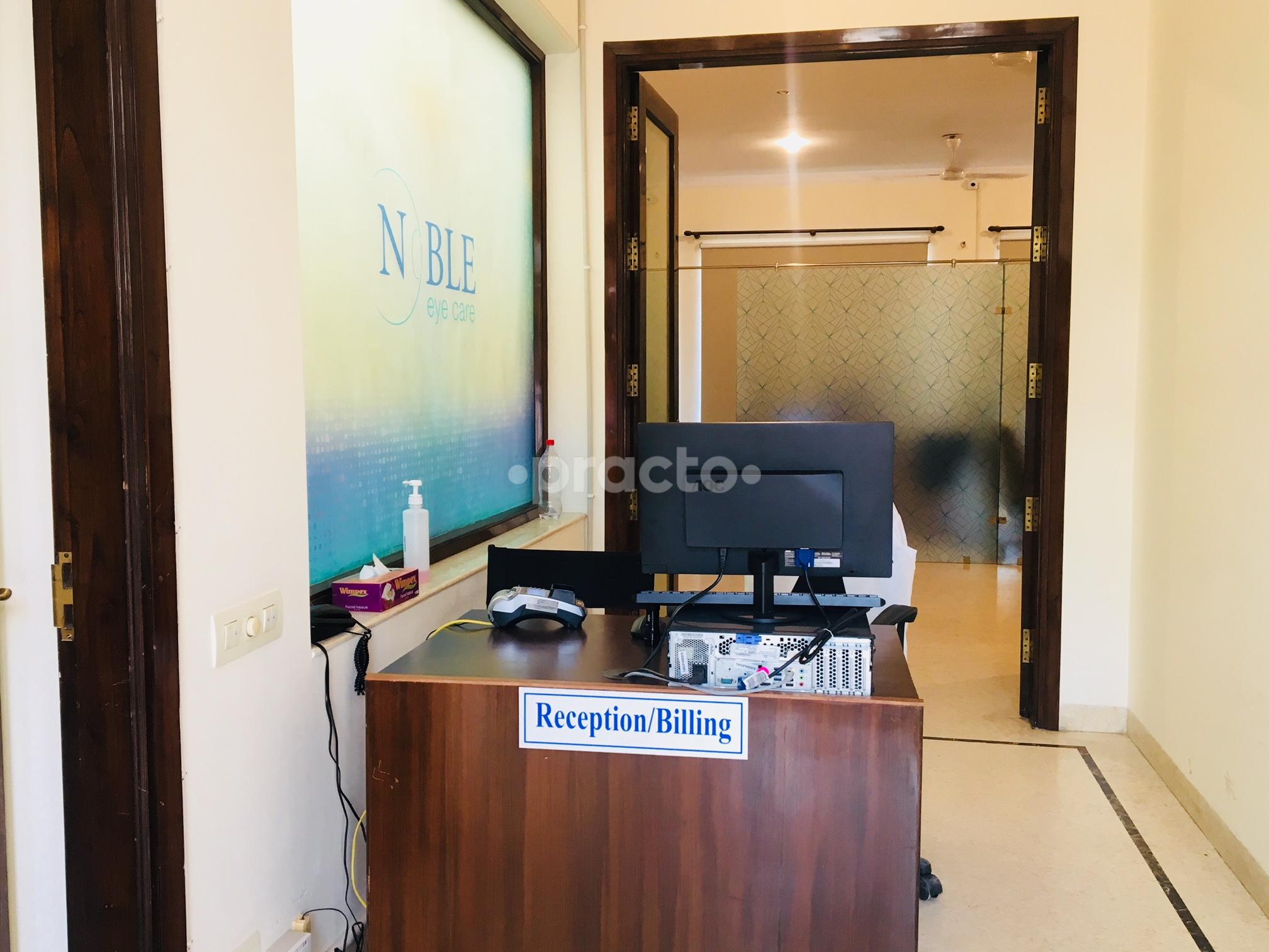 Reception at Noble Eye Care Gurgaon Sector 38 Gurgaon