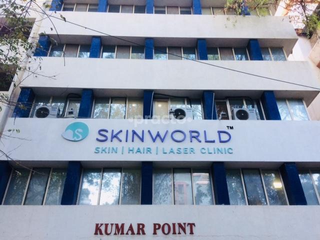 Entrance at Skin World Clinic Aundh Pune