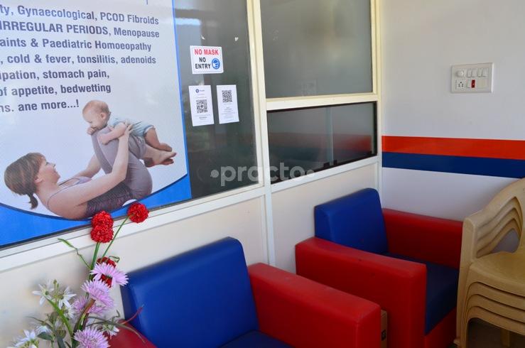 Waiting Area at Kaveri's Homoeopathy Kapra Hyderabad