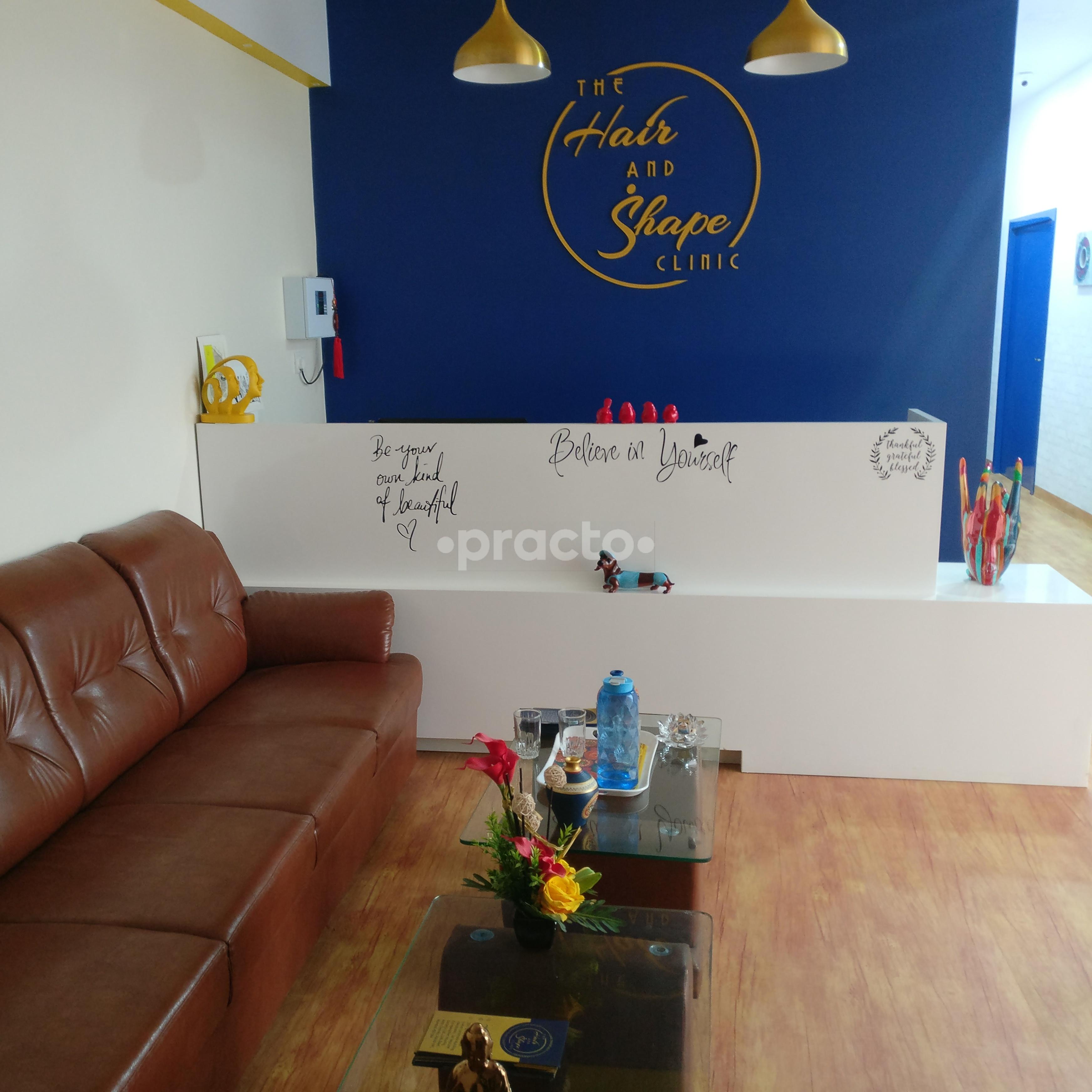 Reception at The Hair and Shape Clinic Malad West Mumbai