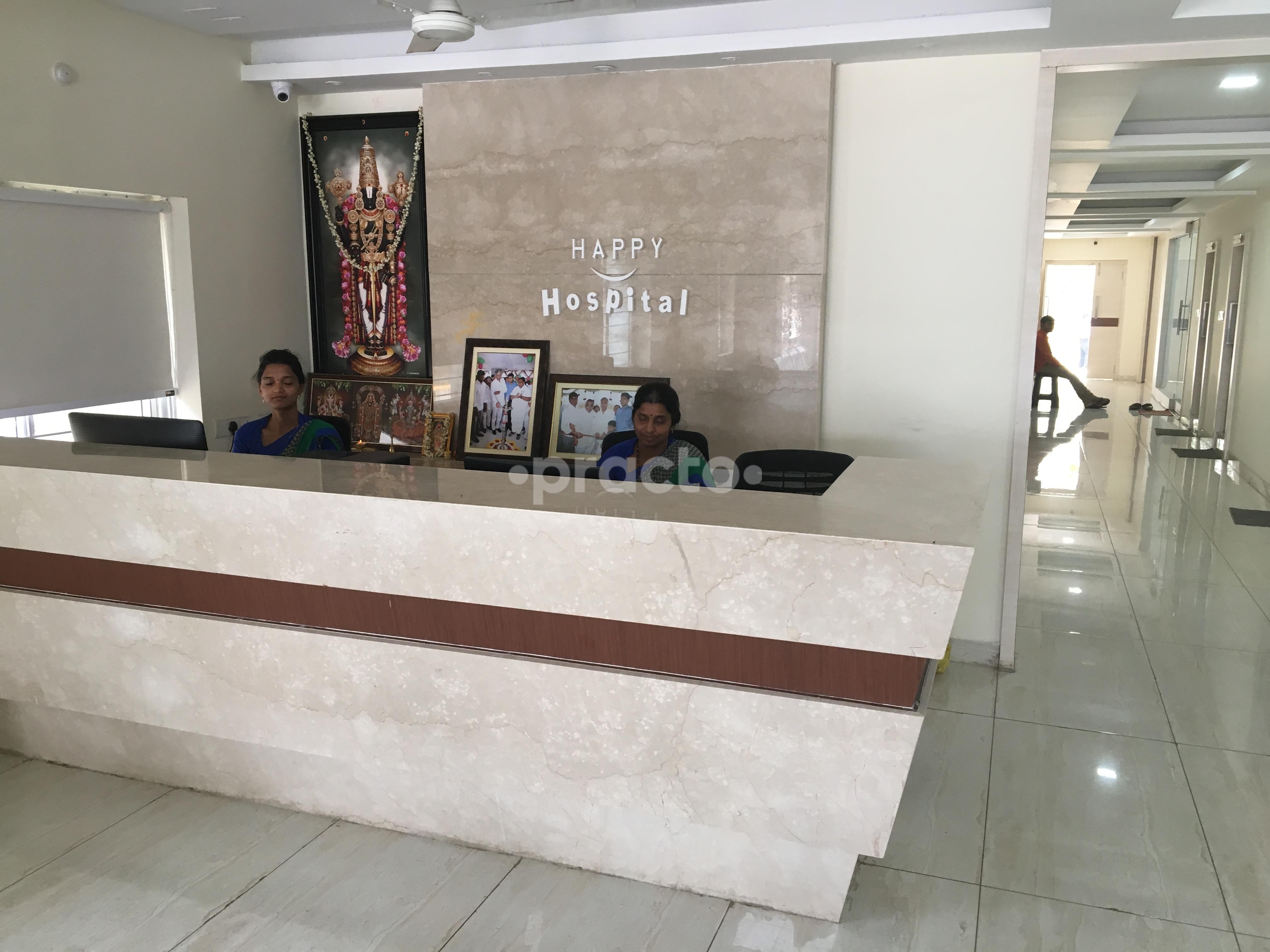 Reception at Happy Hospital Madinaguda Hyderabad