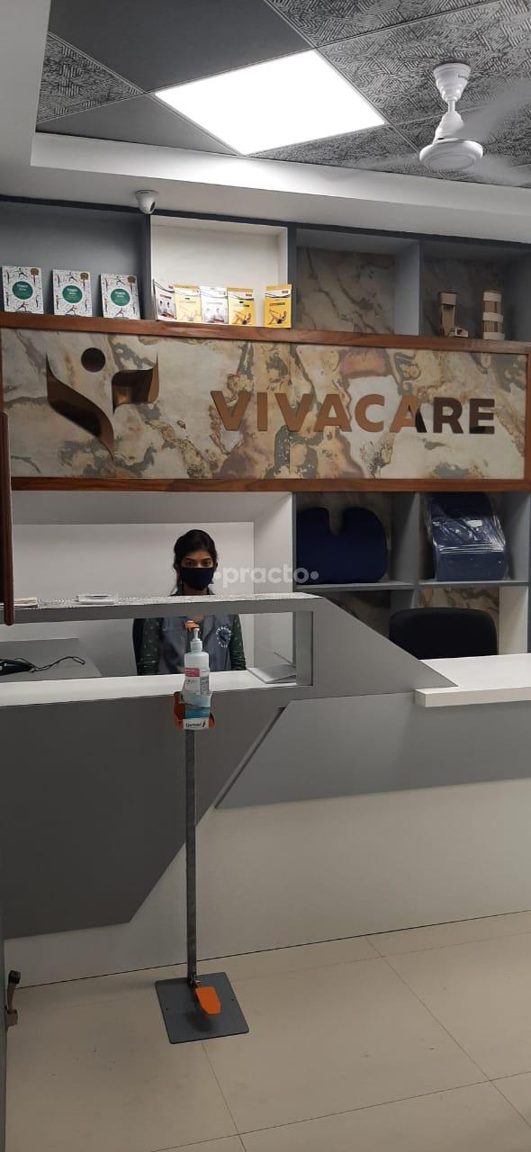 Reception Area at Vivacare Advanced Physiotherapy & Pain Clinic Baner Pune