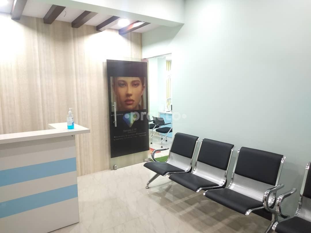 Reception Area at Aesthetic+ Clinic RT Nagar Bangalore