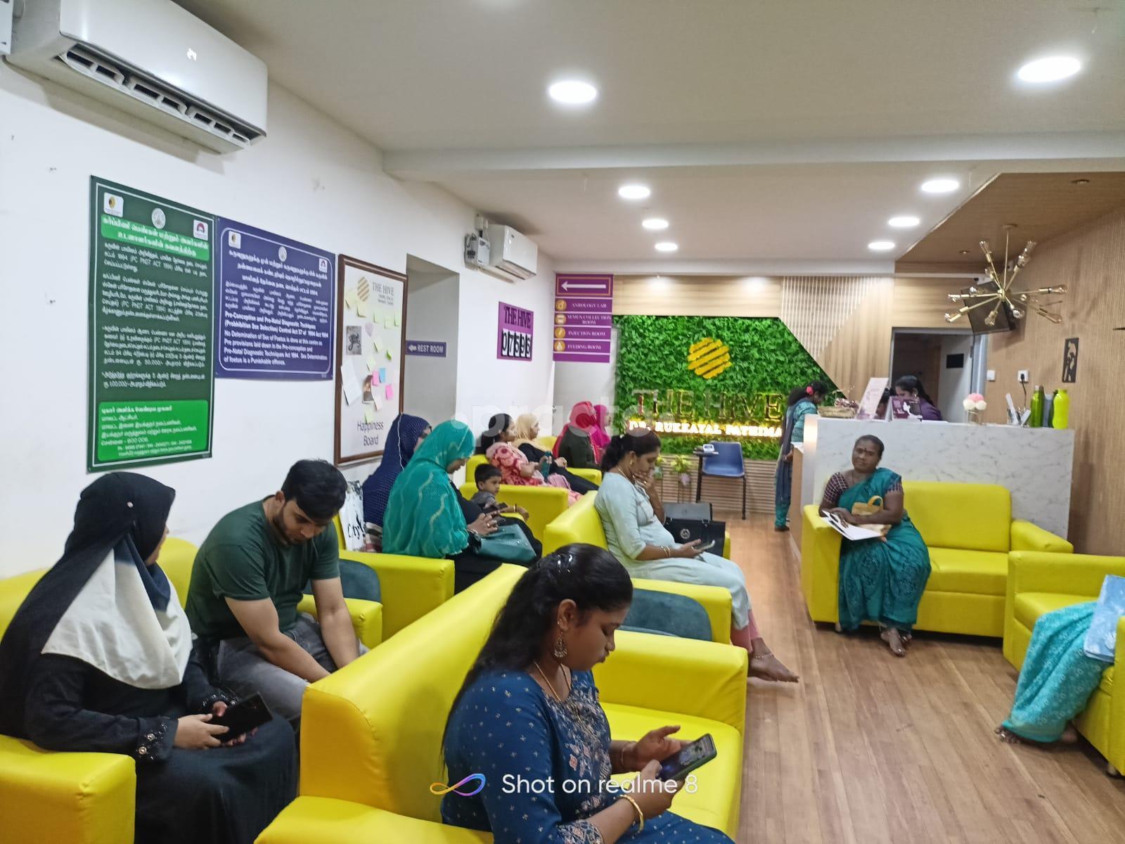 Waiting Area at The Hive Fertility Clinic & Women's Centre Mylapore Chennai