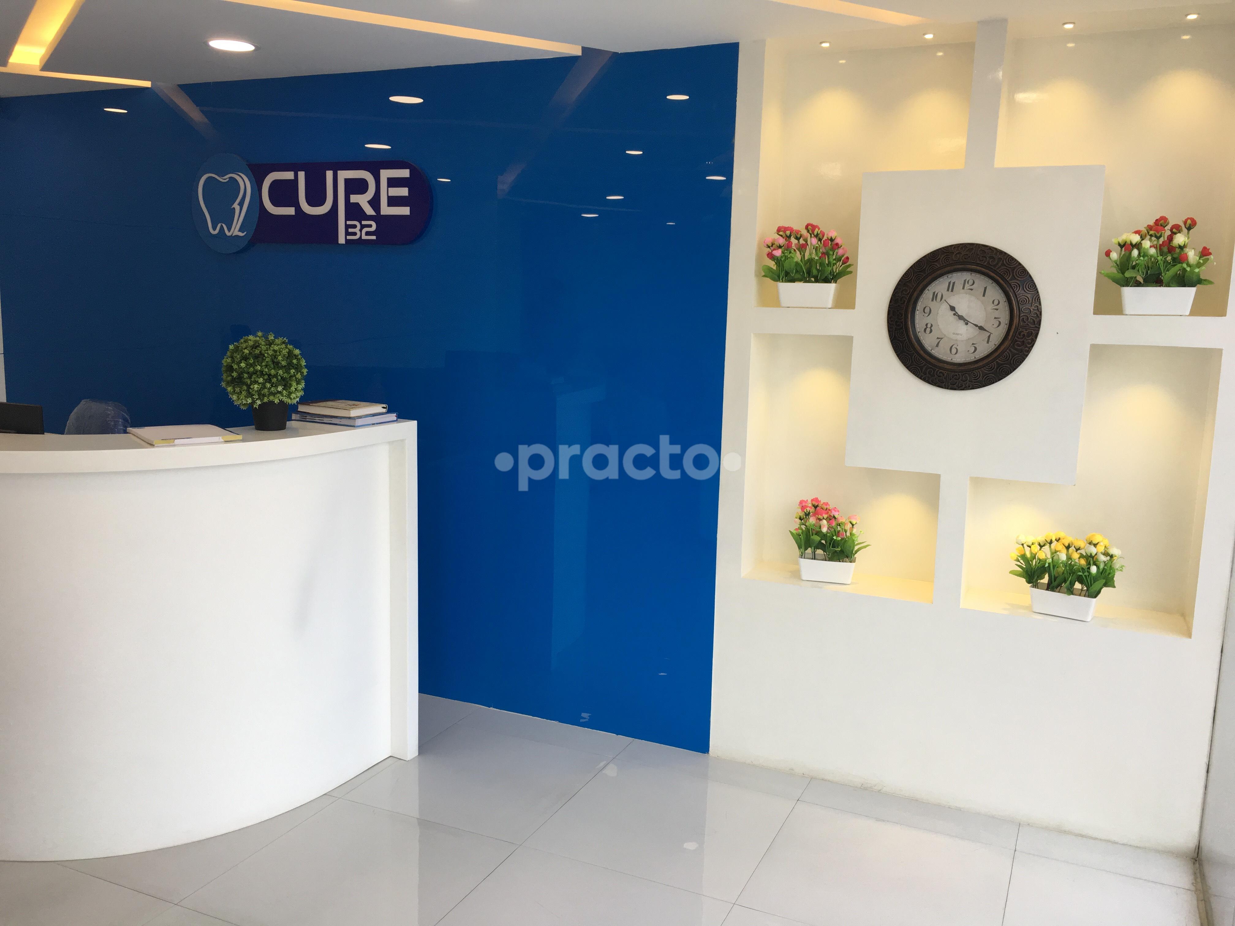 Reception Area at Cure 32 Advanced Dental Care Ambattur Chennai