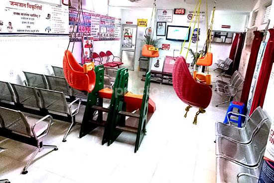 Waiting Area at Laser Dental Clinic Ratanada Jodhpur