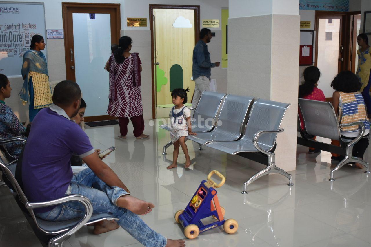 Waiting Area at SkinCure - Skin & Hair Clinic Bilekahalli Bangalore