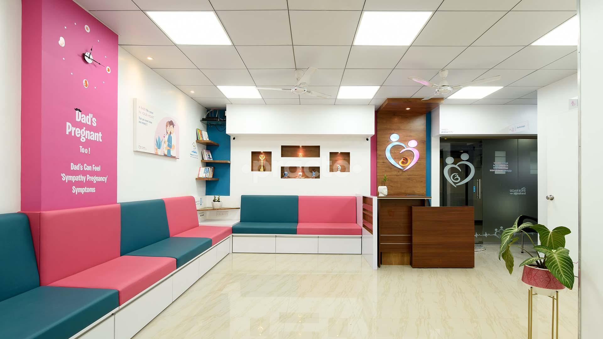 Waiting Area at Dr. Varshali's Gynecology Clinic Hinjewadi Pune