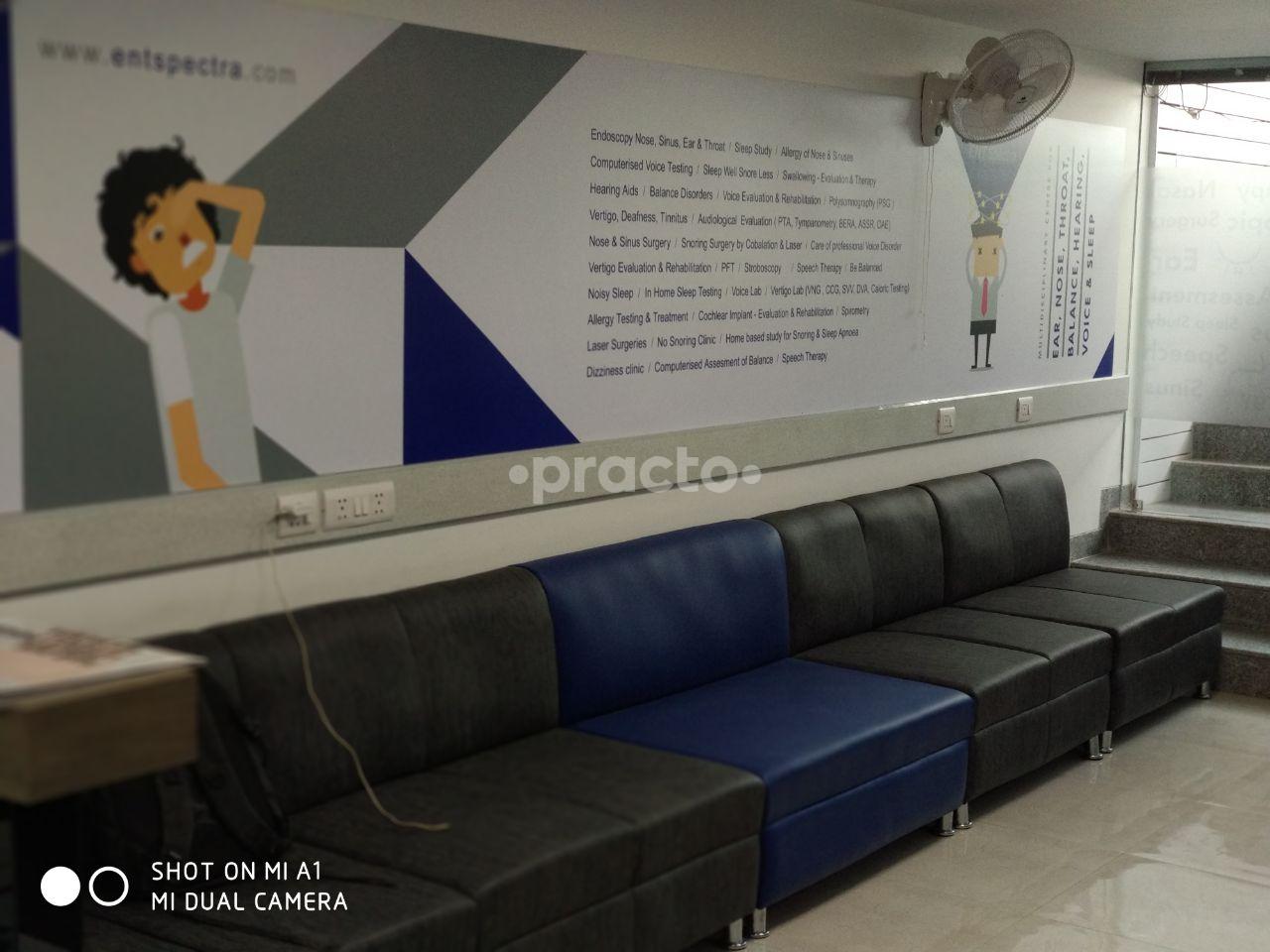 Waiting Area at ENT Spectra Karkardooma Delhi