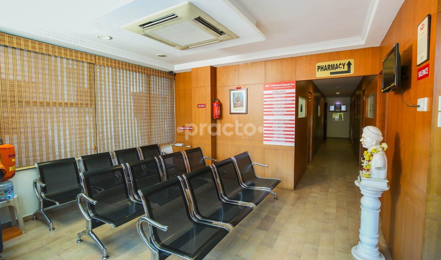 Waiting Area at BEE Health Studio Thiruvanmiyur Chennai