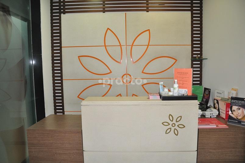 Reception at Clinic Dermatech Rajouri Garden Delhi