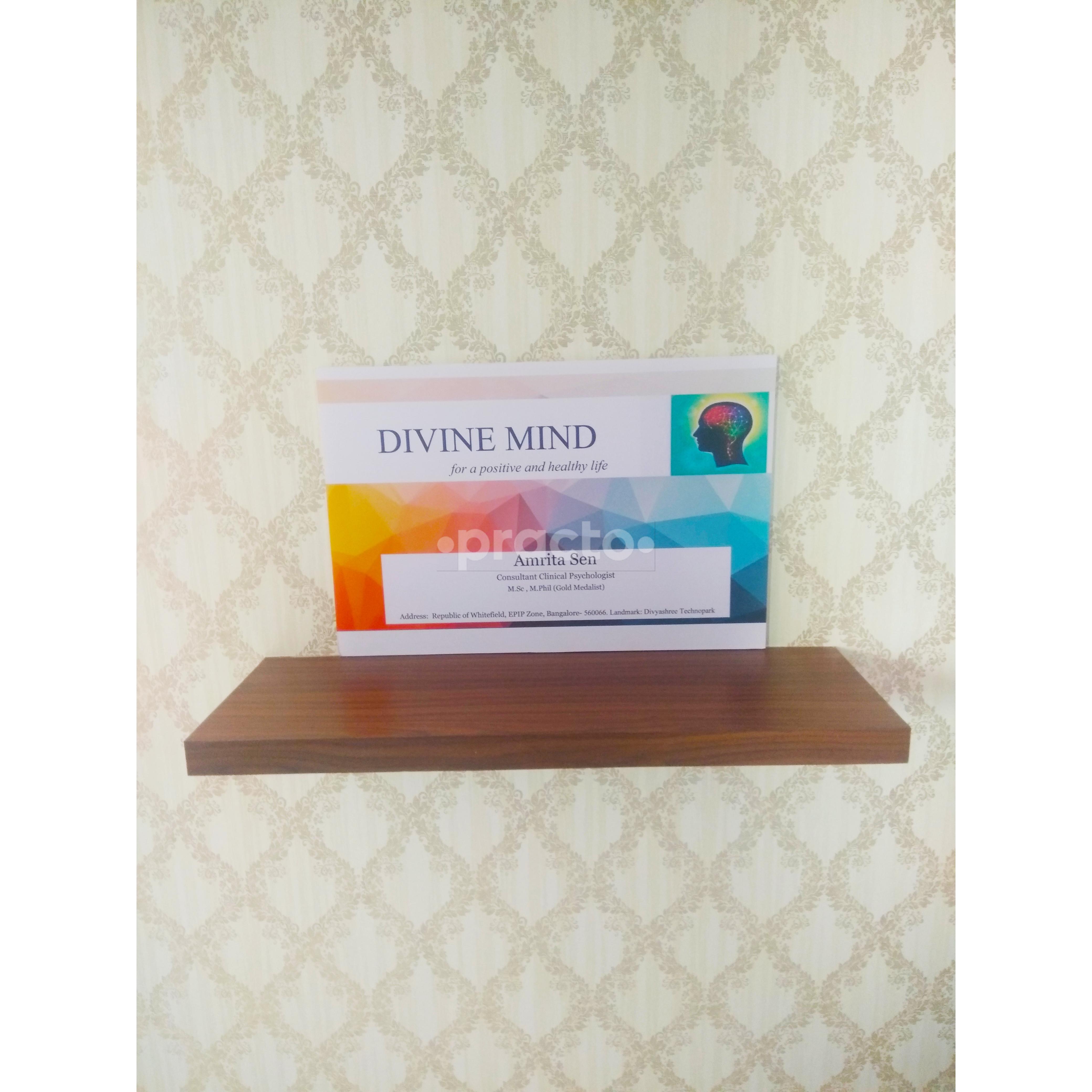 Reception Area at Divine Mind Whitefield Bangalore
