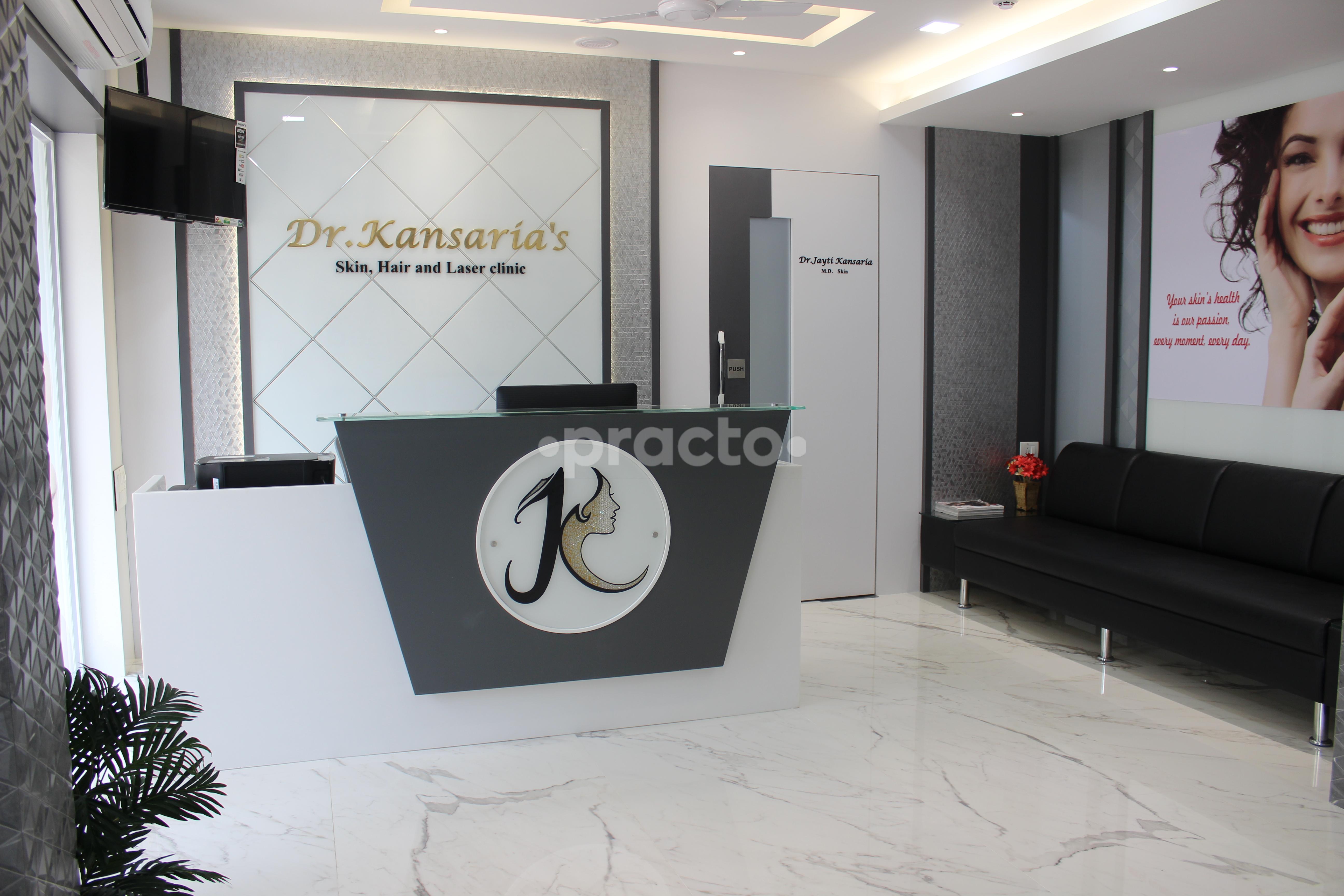 Reception at Dr Kansaria's Skin, Hair And Laser Clinic Kandivali West Mumbai