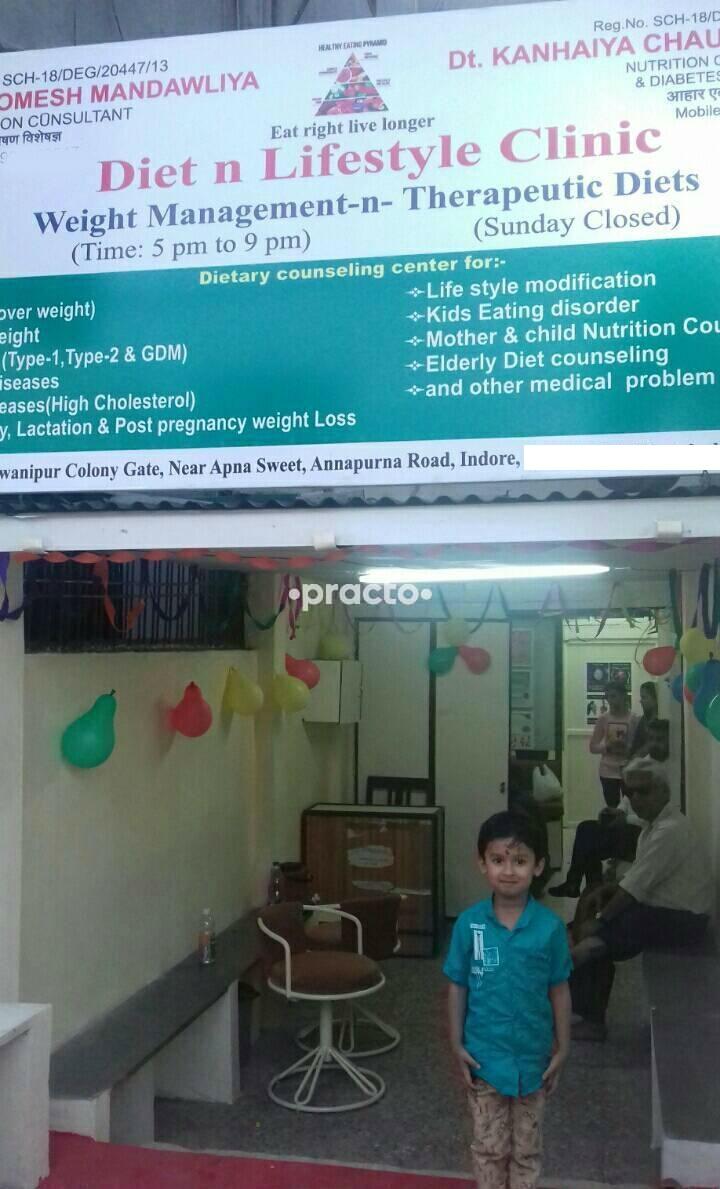 Entrance at Diet N Lifestyle Clinic Usha Nagar Indore