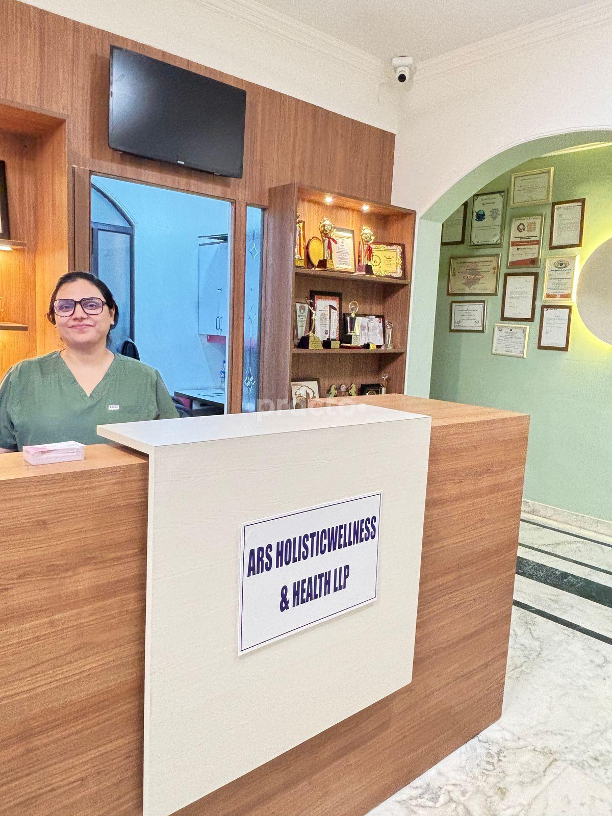 Reception Area at ARS Holistic Wellness Sushant Lok I Gurgaon