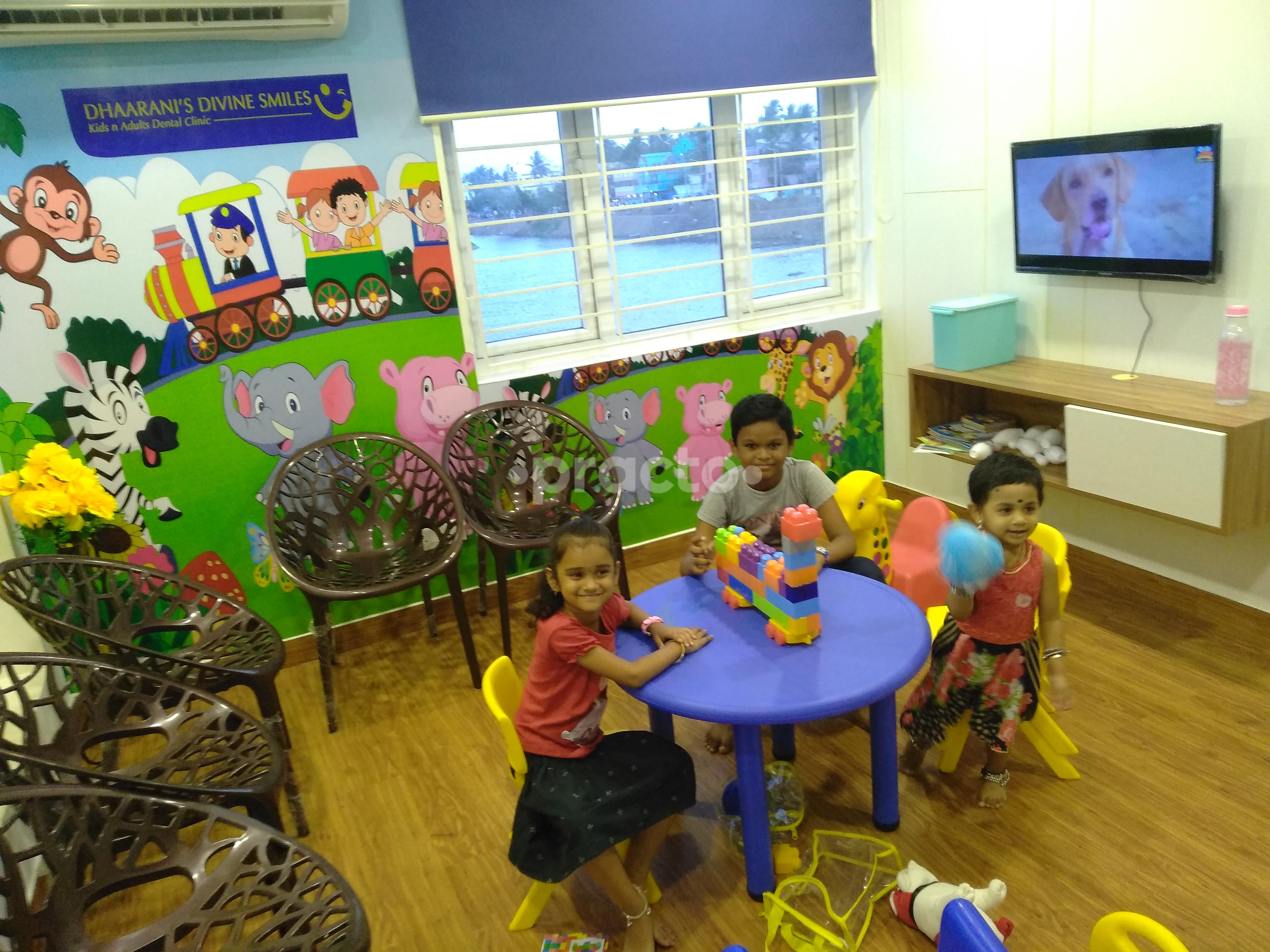 Waiting Area at Dhaarani's Divine Smiles Madipakkam Chennai