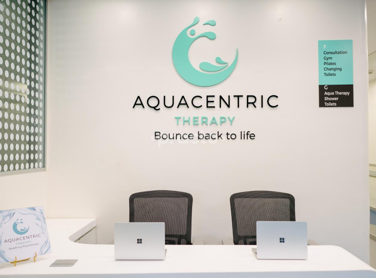 Reception Area at AquaCentric Therapy Andheri Mumbai