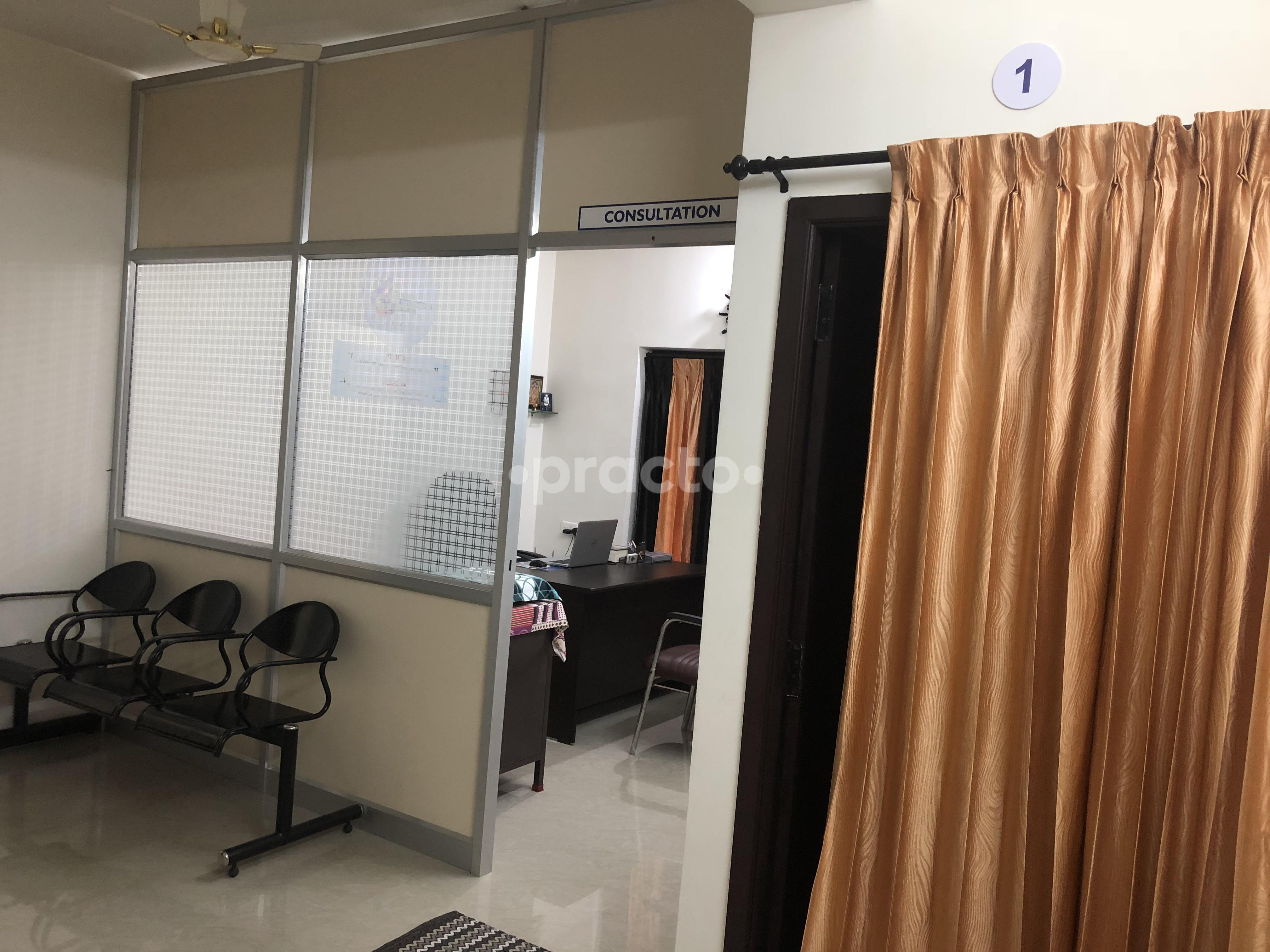 Waiting Area at Global Physiotherapy Centre Vadamadurai Kurudampalayam Coimbatore