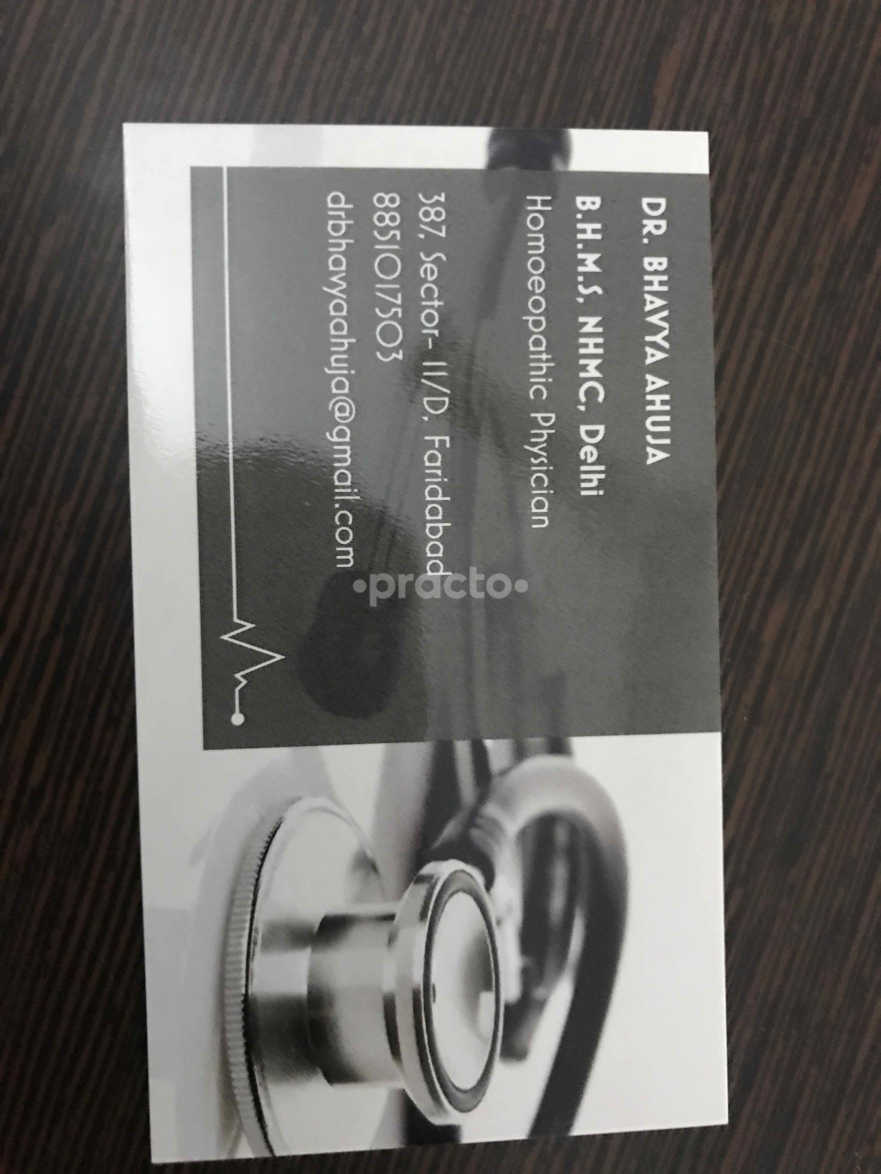 Dr. Bhavya's Clinic Sector 11 Faridabad