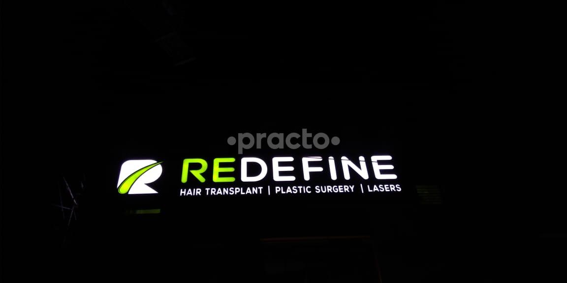 Reception at Redefine Plastic Surgery and Hair Transplant Center Gachibowli Hyderabad