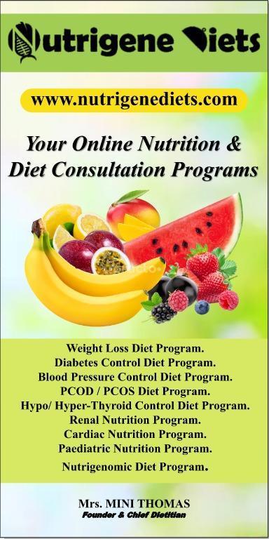 Packages at Nutrigene Diets Clinic Thiruvanmiyur Chennai