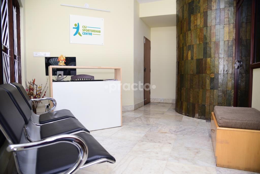 Reception Area at Sports Rehab & Physiotherapy Domlur Bangalore