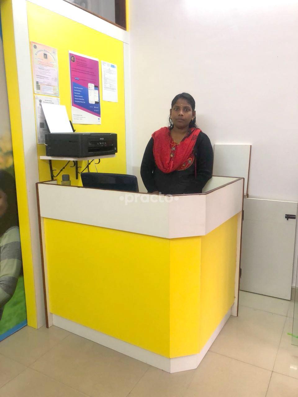 Reception at Mom Care Speciality Centre Ulsoor Bangalore
